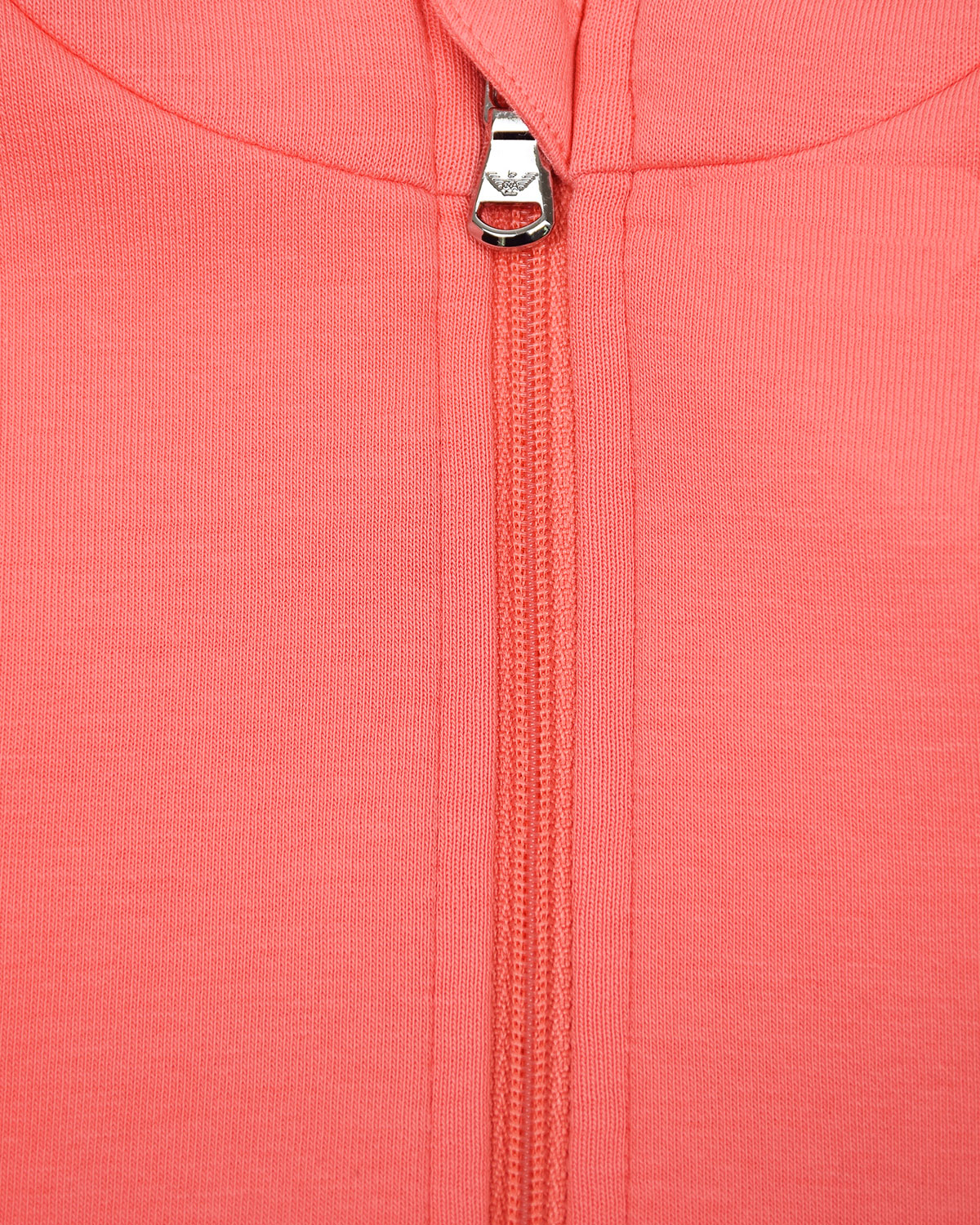 Спортивная куртка кораллового цвета Emporio Armani детская, размер 80 - фото 3