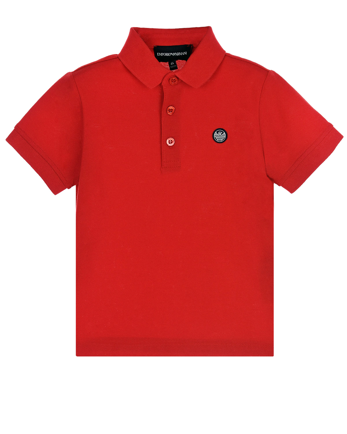 Красная футболка-поло Emporio Armani детская, размер 104, цвет красный - фото 1