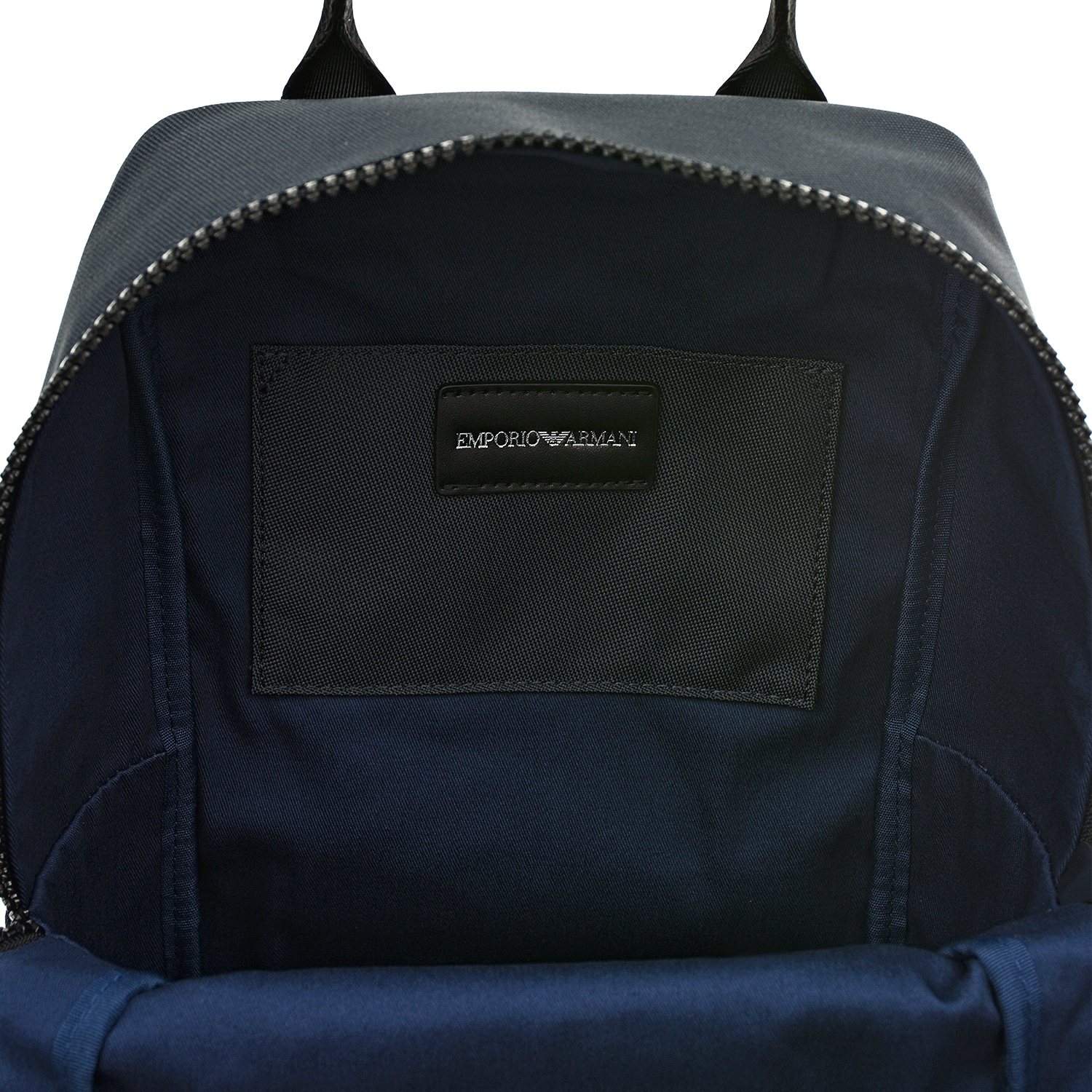 Темно-синий рюкзак с логотипом, 29x19x13 см Emporio Armani детское, размер unica, цвет черный - фото 4