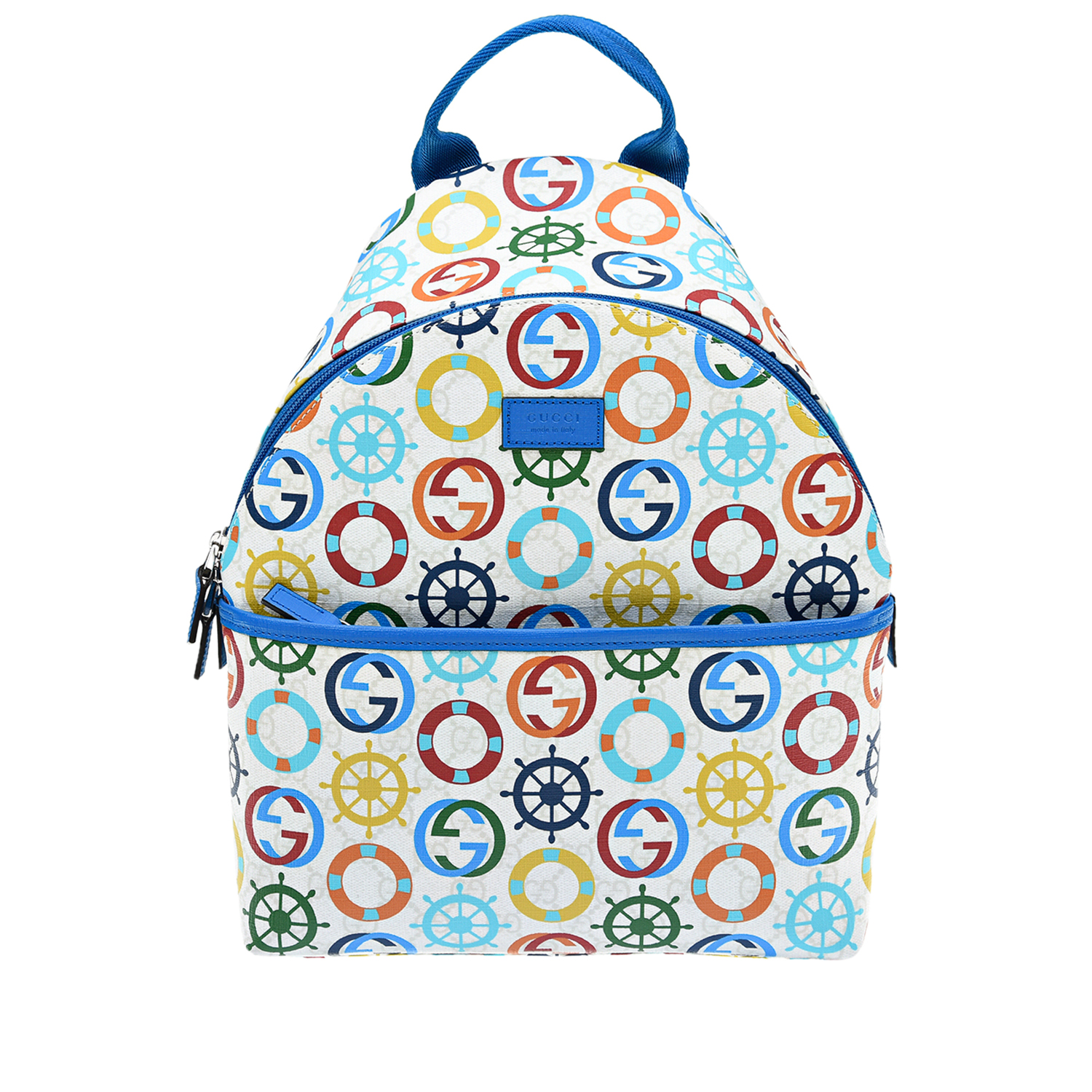 Рюкзак для мальчиков 22х10х31 см GUCCI детский, размер unica, цвет голубой