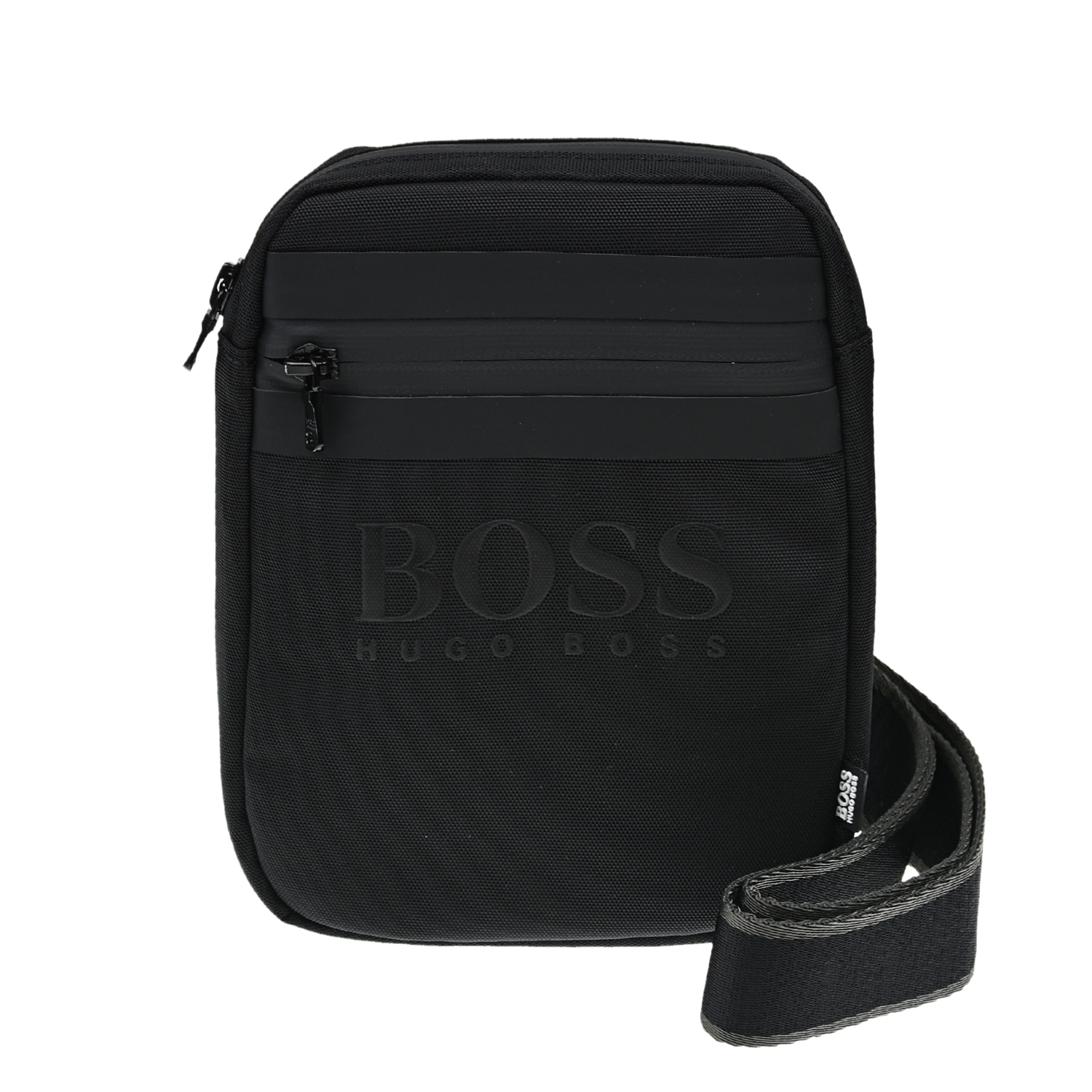 Черная сумка с логотипом, 16x20x4 см Hugo Boss детская, размер unica, цвет черный