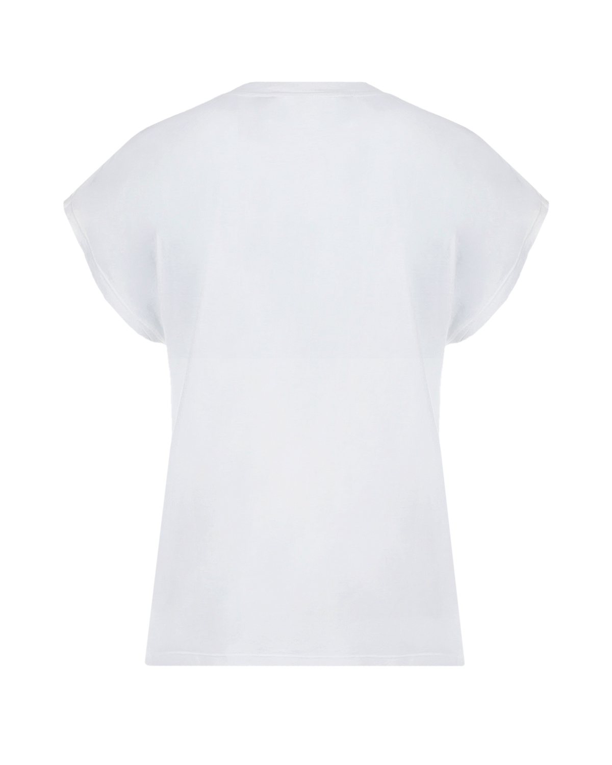 Белая футболка с контрастным принтом IRO, размер 40, цвет белый - фото 6