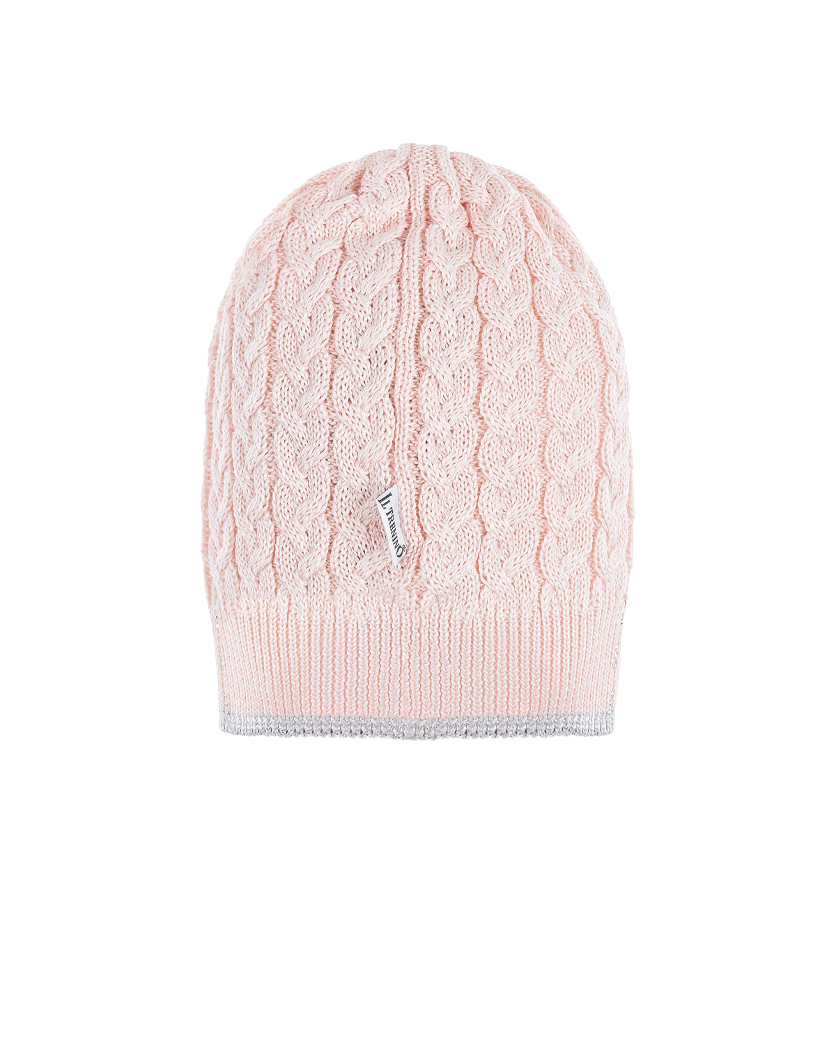 Розовая шапка со стразами Il Trenino детская, размер 49, цвет розовый - фото 2