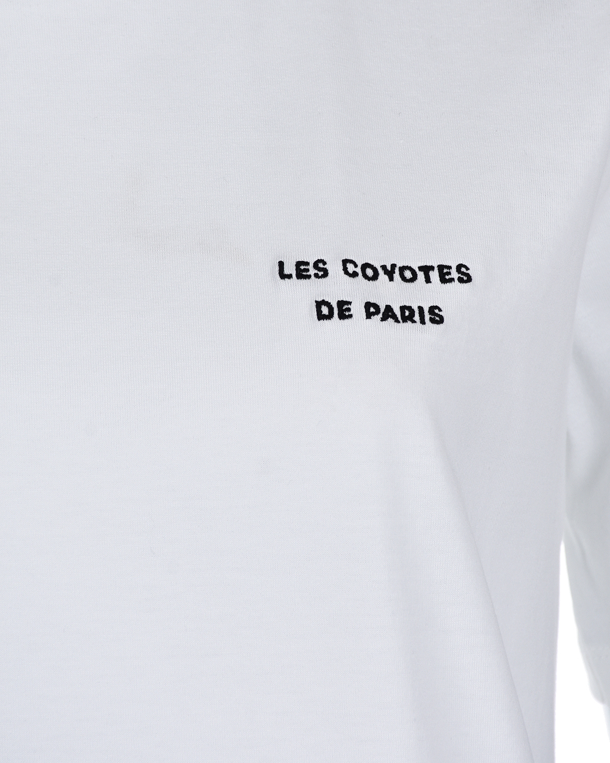 Белая футболка с логотипом Les Coyotes de Paris, размер 40, цвет белый - фото 6