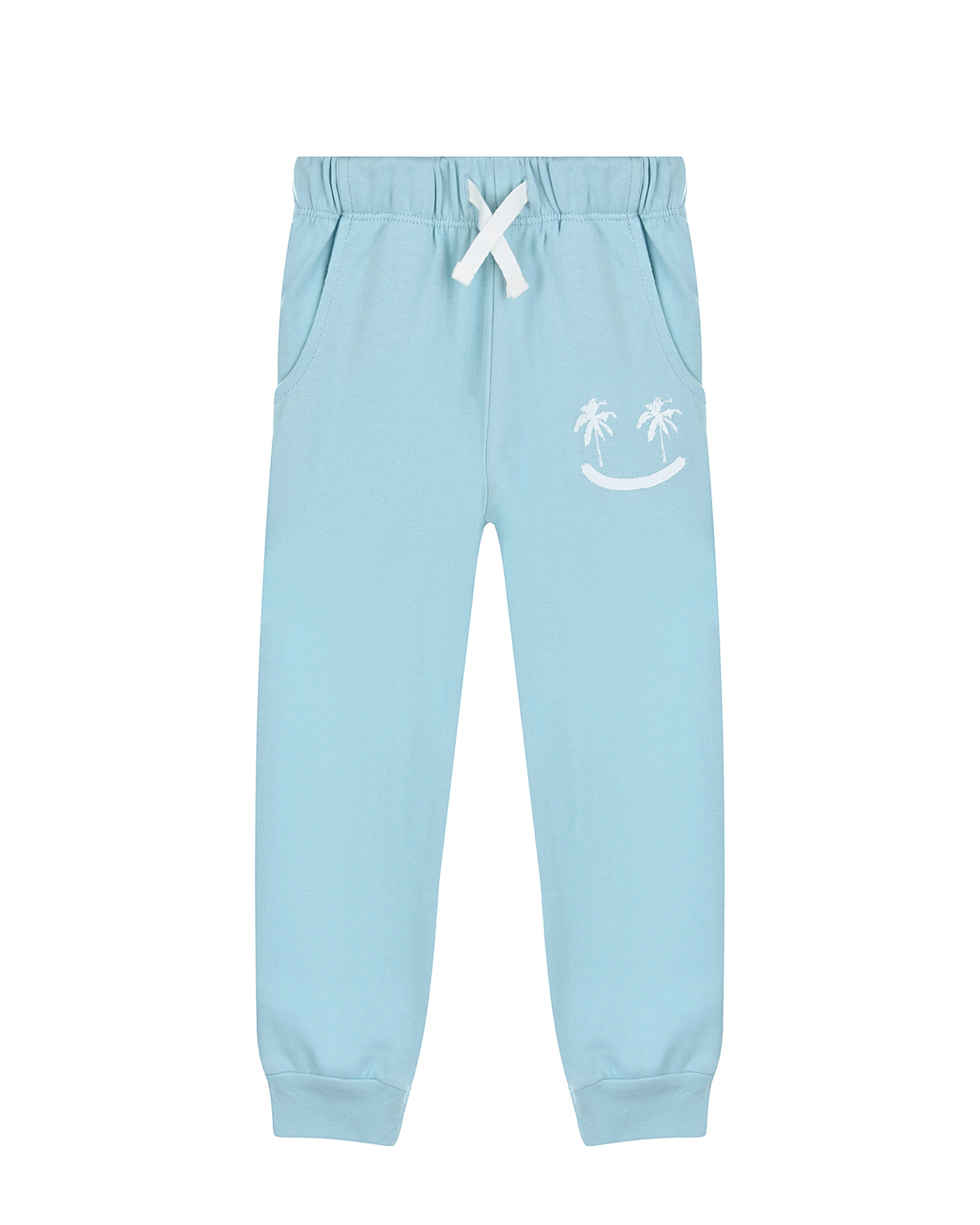 Голубые спортивные брюки Simme Molo детские, размер 80, цвет голубой - фото 1