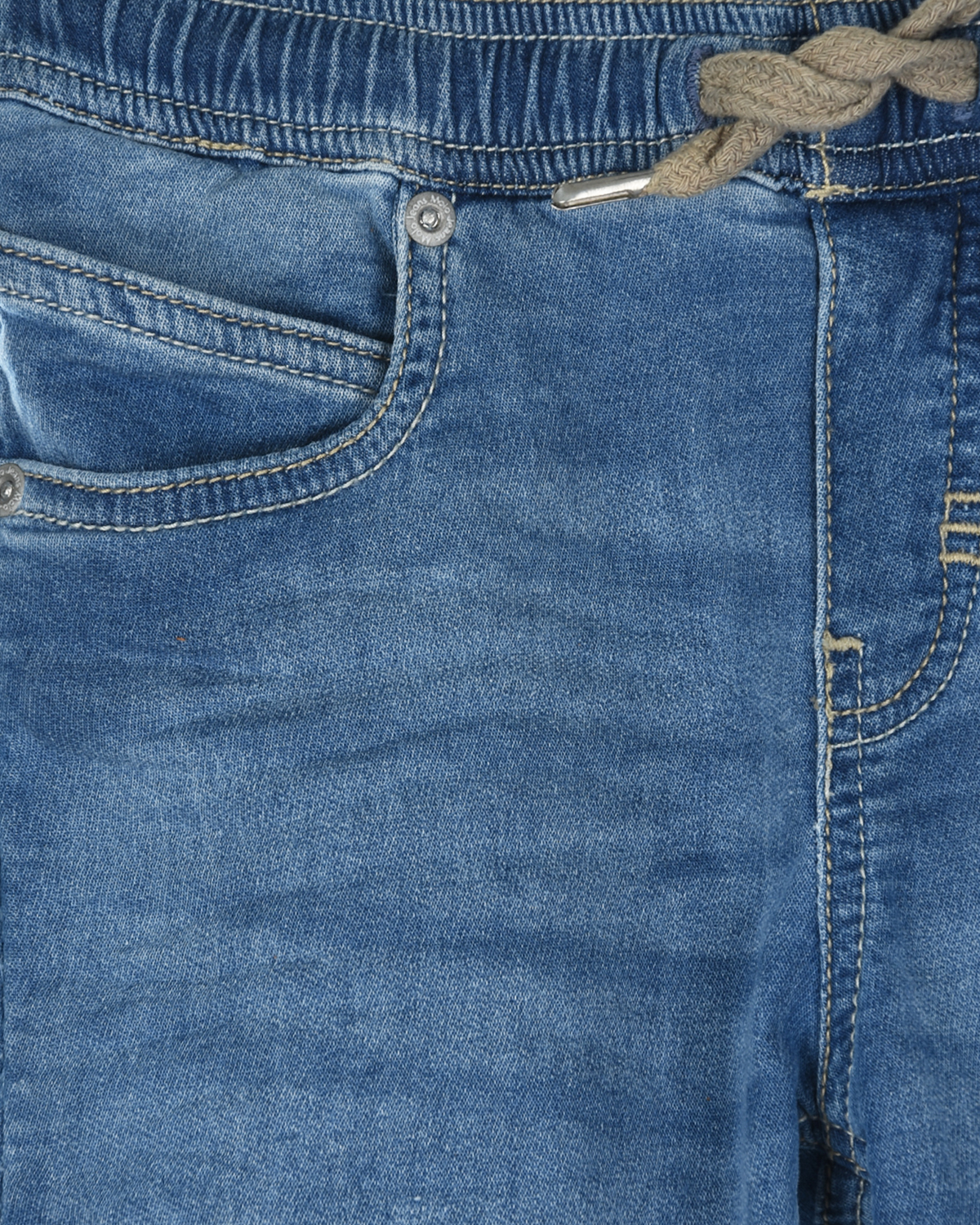 Синие джинсовые бермуды Molo детские, размер 92, цвет синий - фото 3