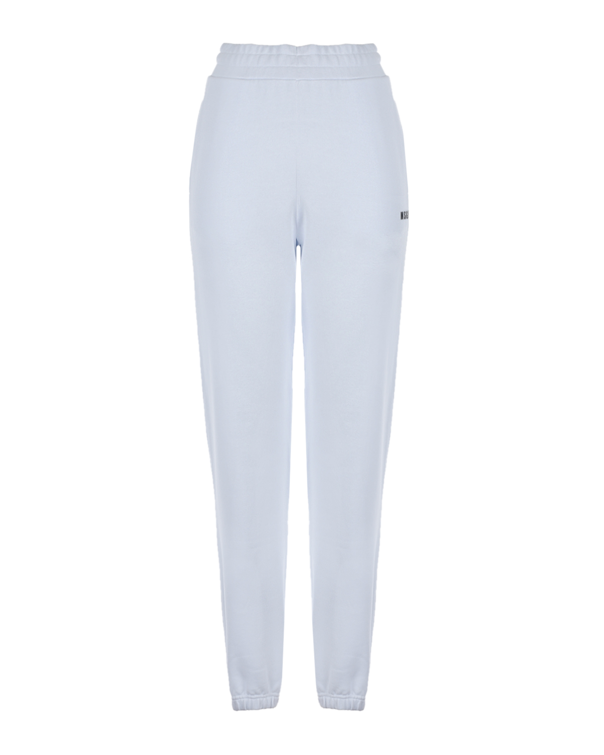 Спортивные брюки на резинке MSGM, размер 38, цвет белый - фото 1