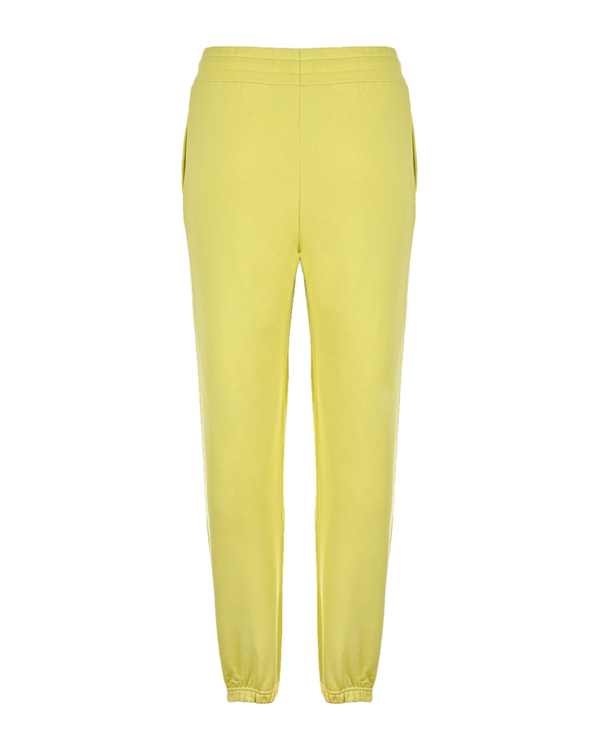 Желтые спортивные брюки MSGM, размер 40, цвет желтый - фото 5