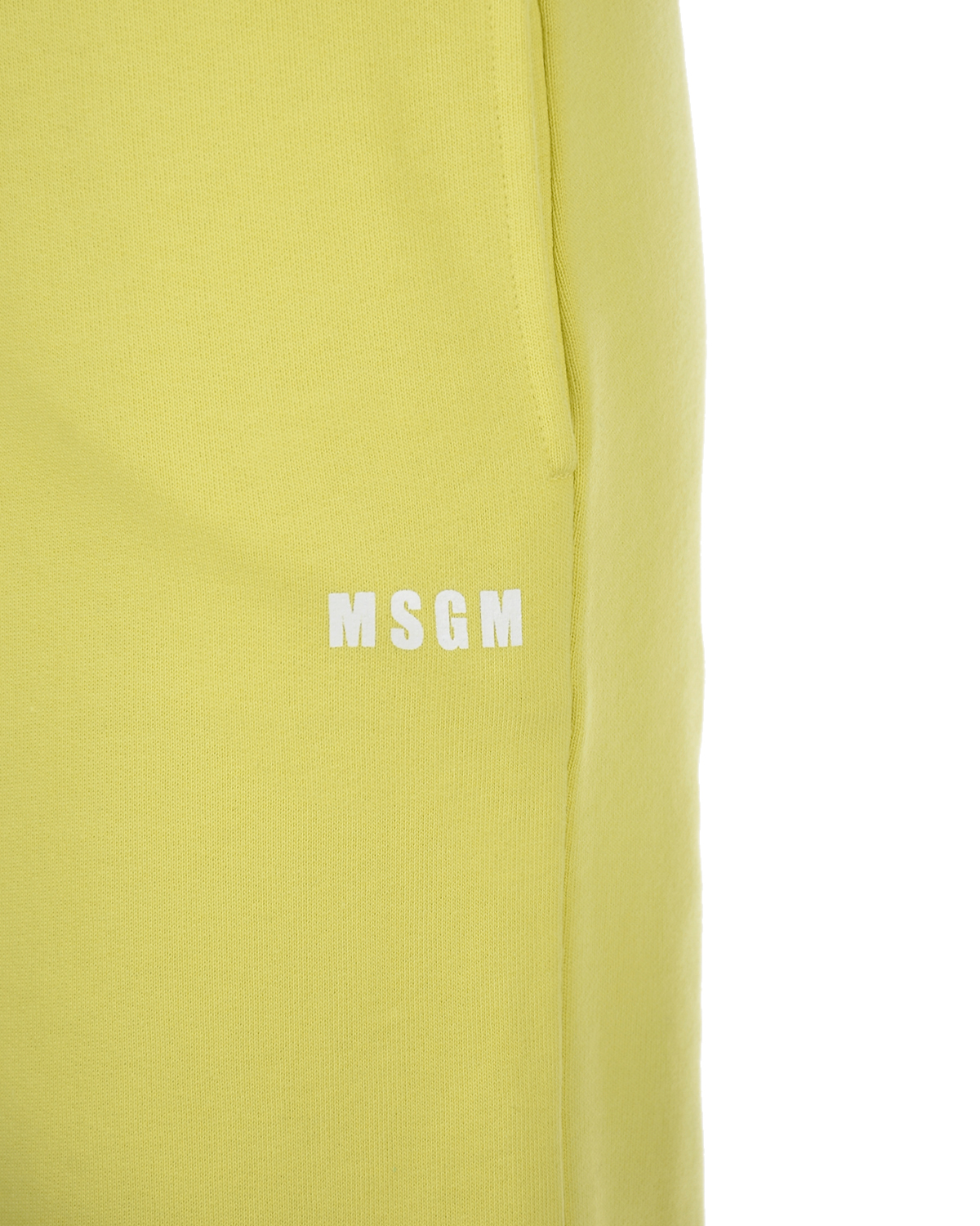 Желтые спортивные брюки MSGM, размер 40, цвет желтый - фото 6