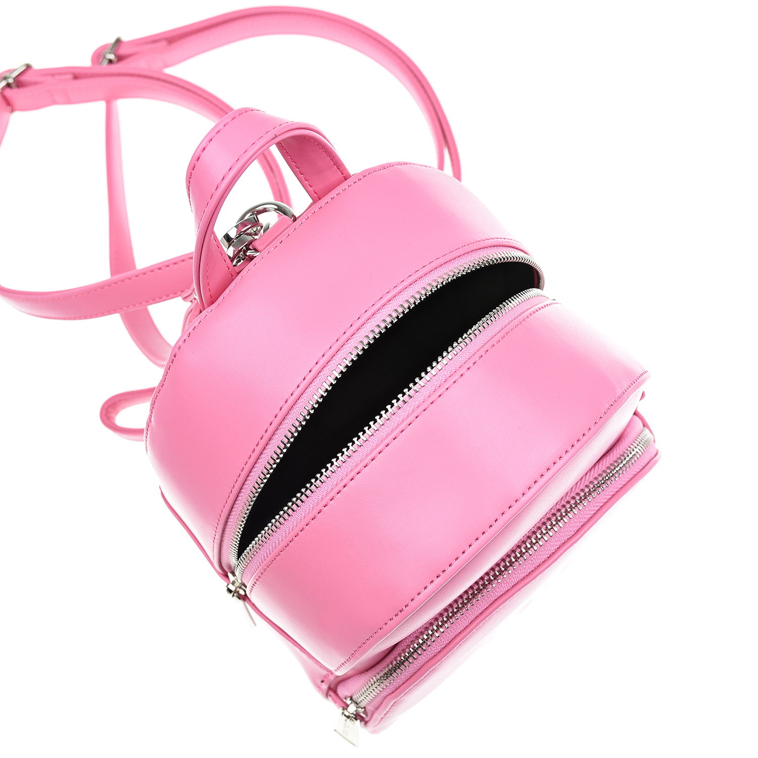 Розовый рюкзак с белым логотипом MSGM детский, размер unica - фото 4