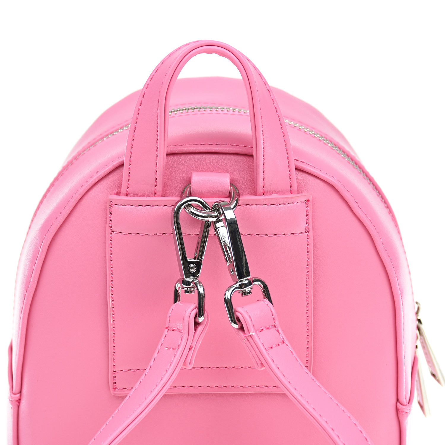 Розовый рюкзак с белым логотипом MSGM детский, размер unica - фото 5