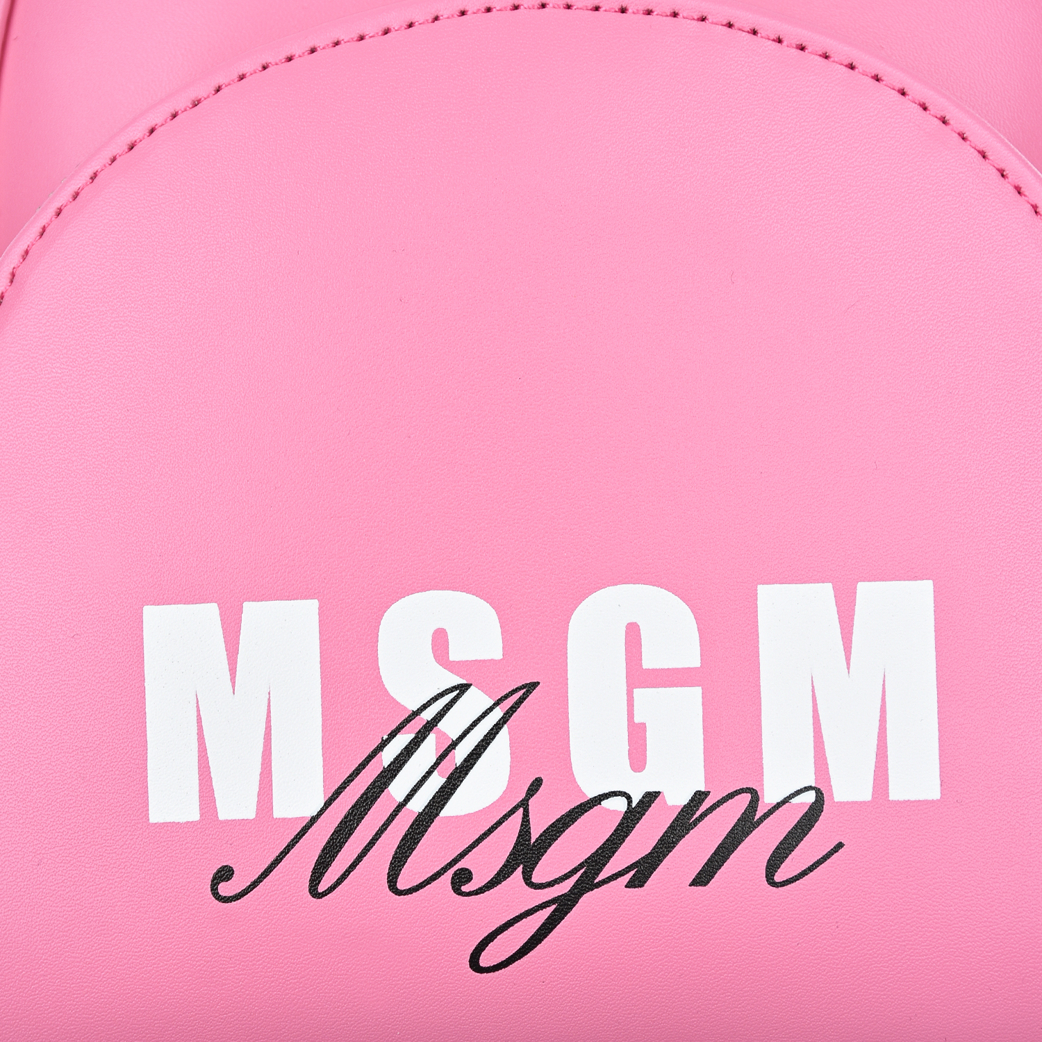 Розовый рюкзак с белым логотипом MSGM детский, размер unica - фото 7