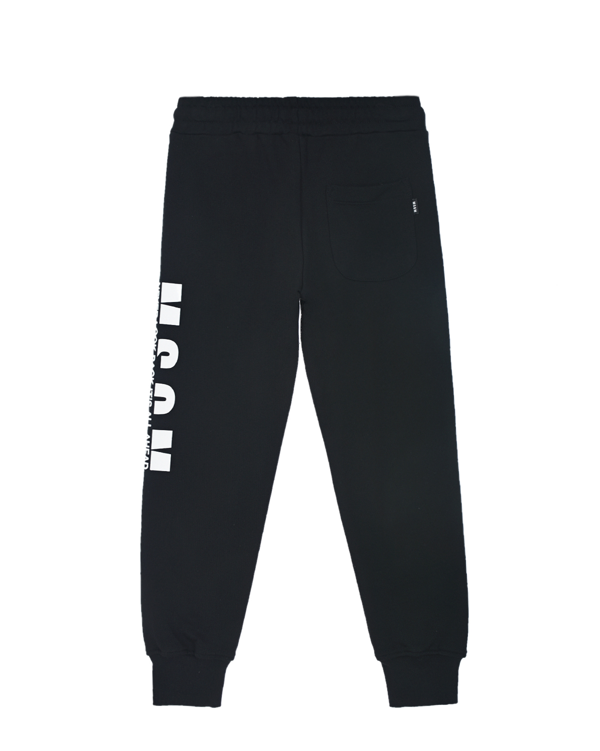 Черные спортивные брюки из хлопка MSGM детские, размер 104, цвет черный - фото 2