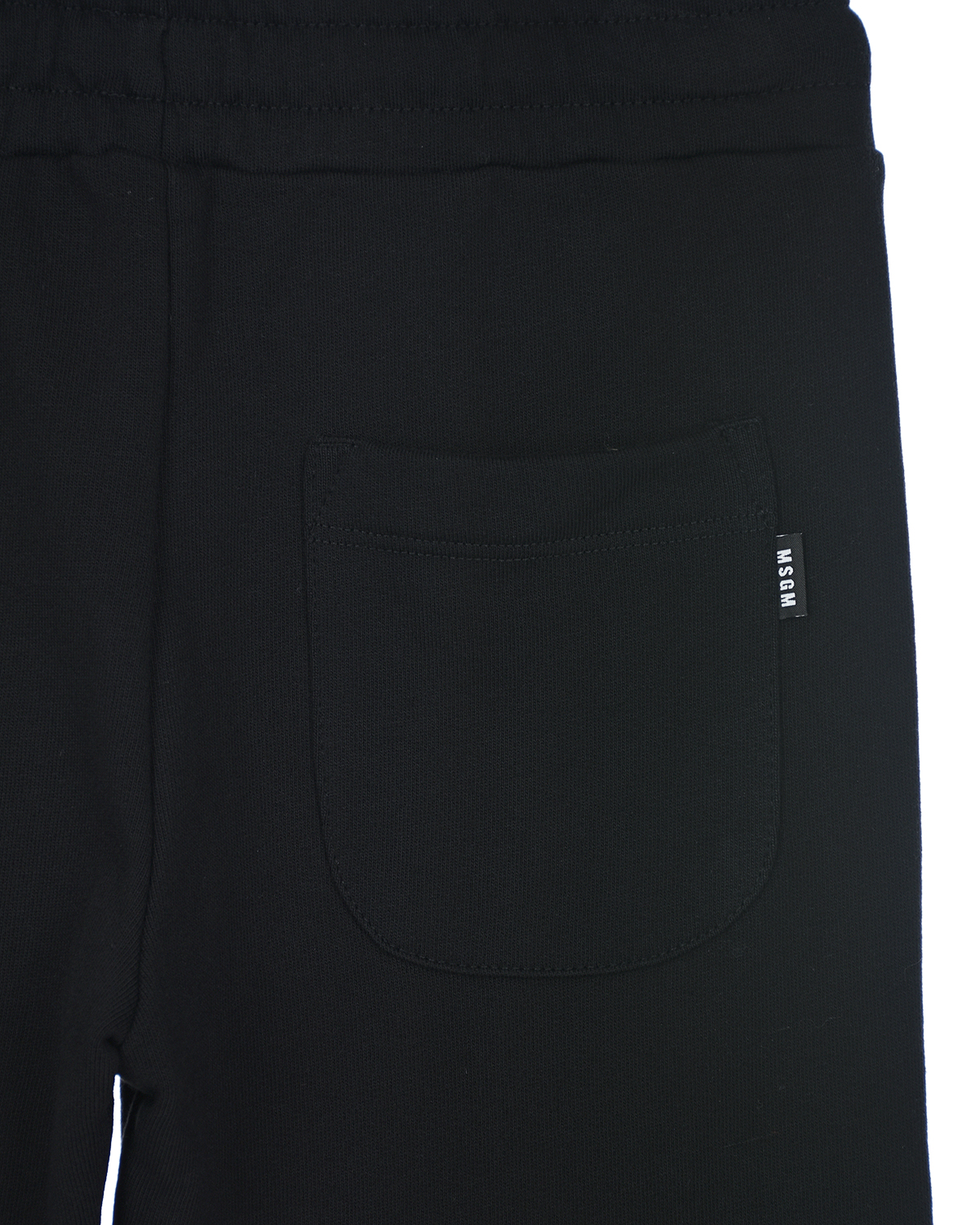 Черные спортивные брюки из хлопка MSGM детские, размер 104, цвет черный - фото 4