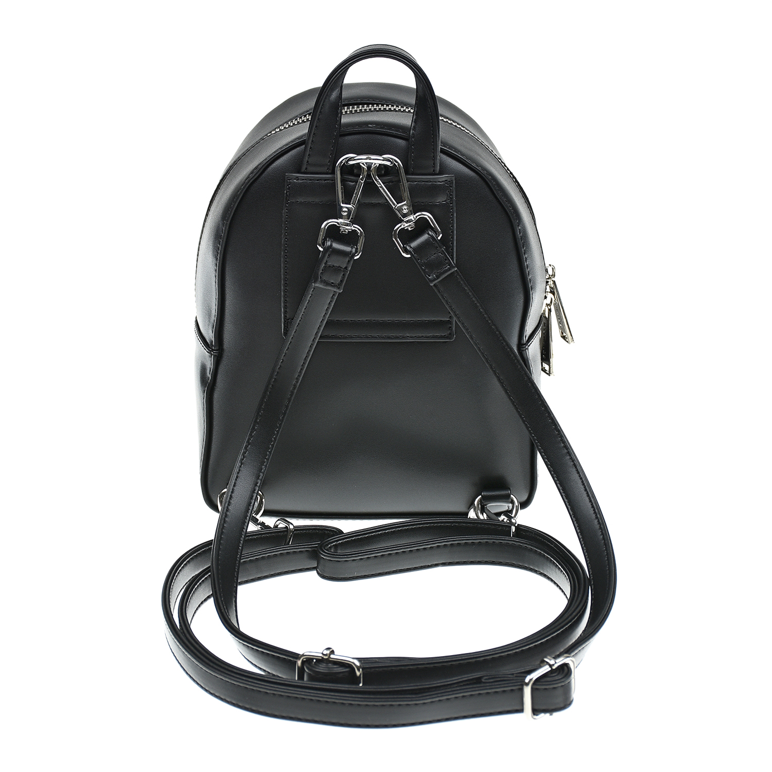 Черный рюкзак с белым логотипом, 21x17x10 см MSGM детский, размер unica - фото 4