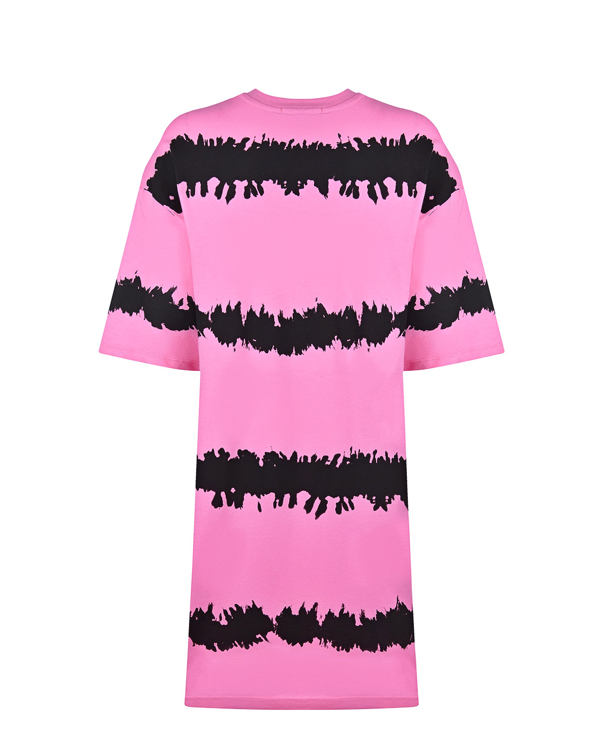 Розовое платье-футболка MSGM детское, размер 152, цвет розовый - фото 2