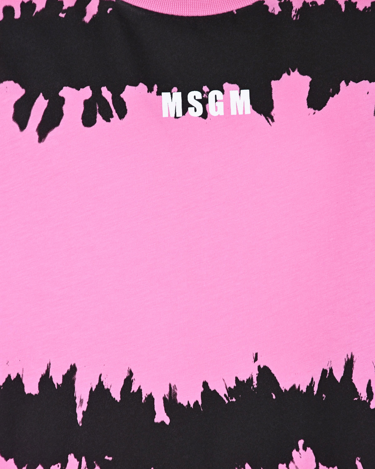 Розовое платье-футболка MSGM детское, размер 152, цвет розовый - фото 3