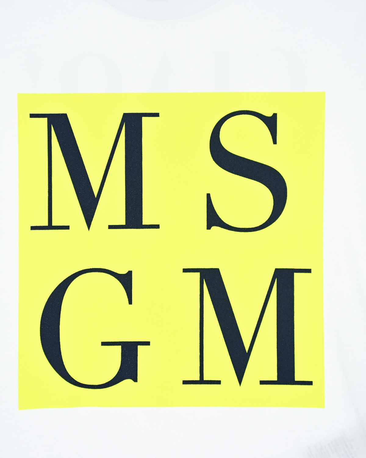 Футболка из хлопка с логотипом MSGM детская, размер 104, цвет белый - фото 4