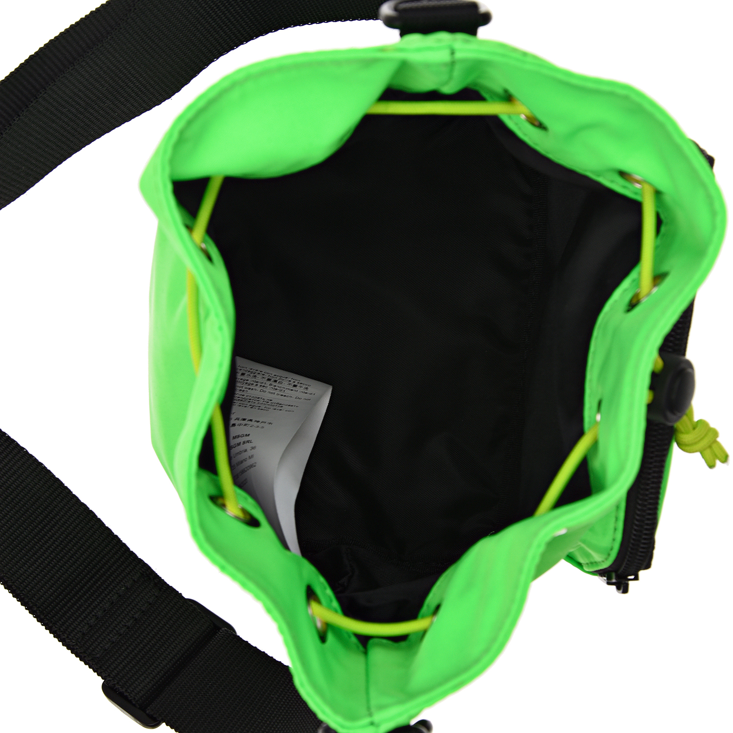 Зеленая сумка с логотипом 16х11х18 см MSGM детская, размер unica, цвет зеленый - фото 4