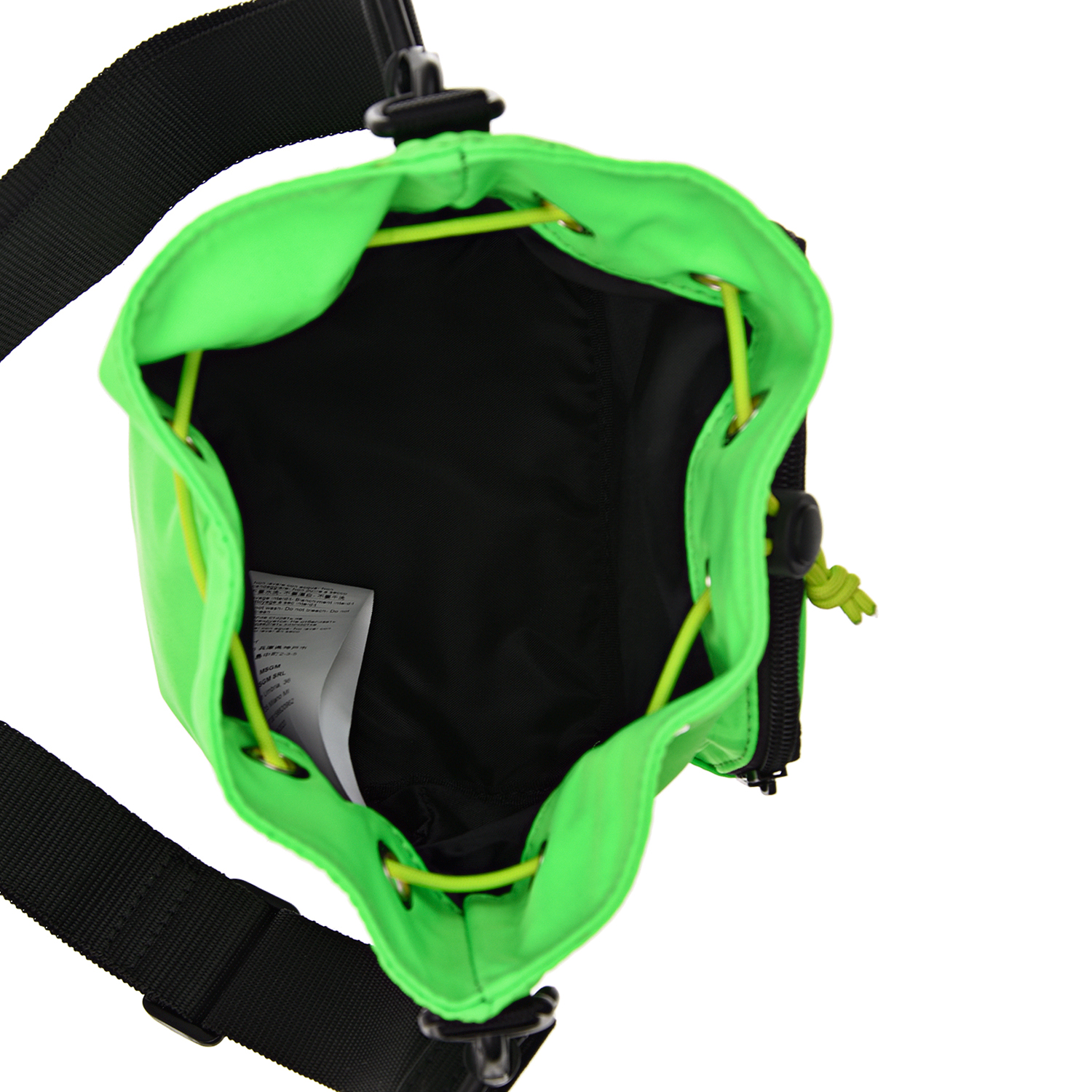 Зеленая сумка с логотипом 16х11х18 см MSGM детская, размер unica, цвет зеленый - фото 5