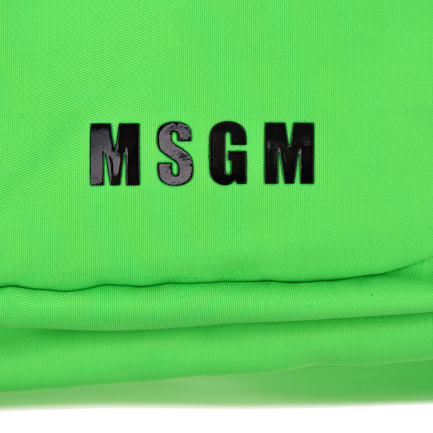 Зеленая сумка с логотипом 16х11х18 см MSGM детская, размер unica, цвет зеленый - фото 6