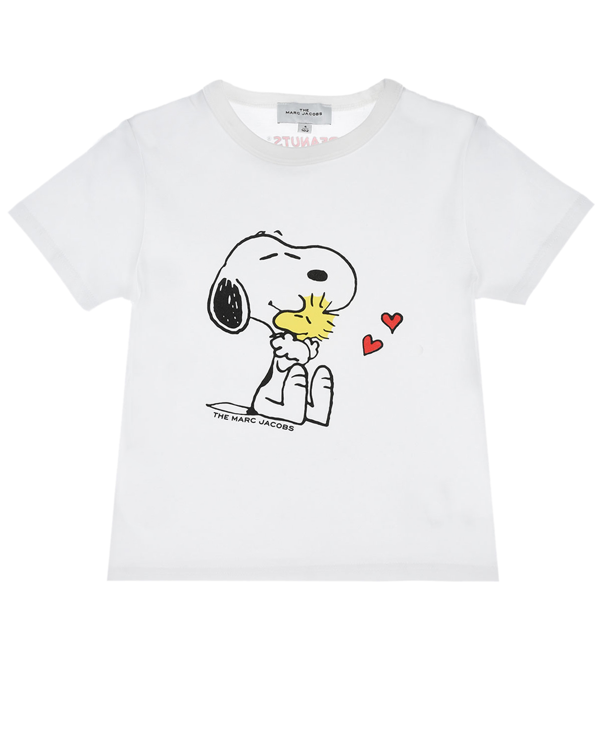 Белая футболка с принтом "Snoopy" Marc Jacobs (The) детская, размер 98, цвет белый Белая футболка с принтом "Snoopy" Marc Jacobs (The) детская - фото 1