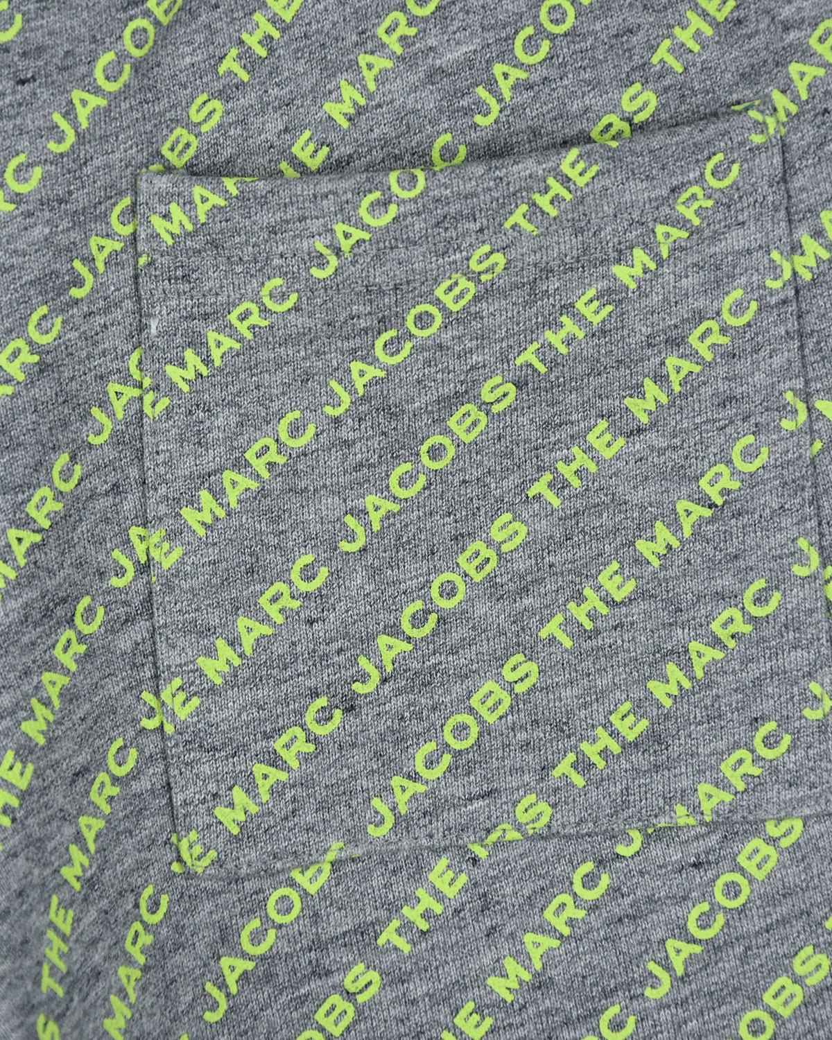Серые шорты со сплошным логотипом The Marc Jacobs детские, размер 92, цвет серый - фото 4