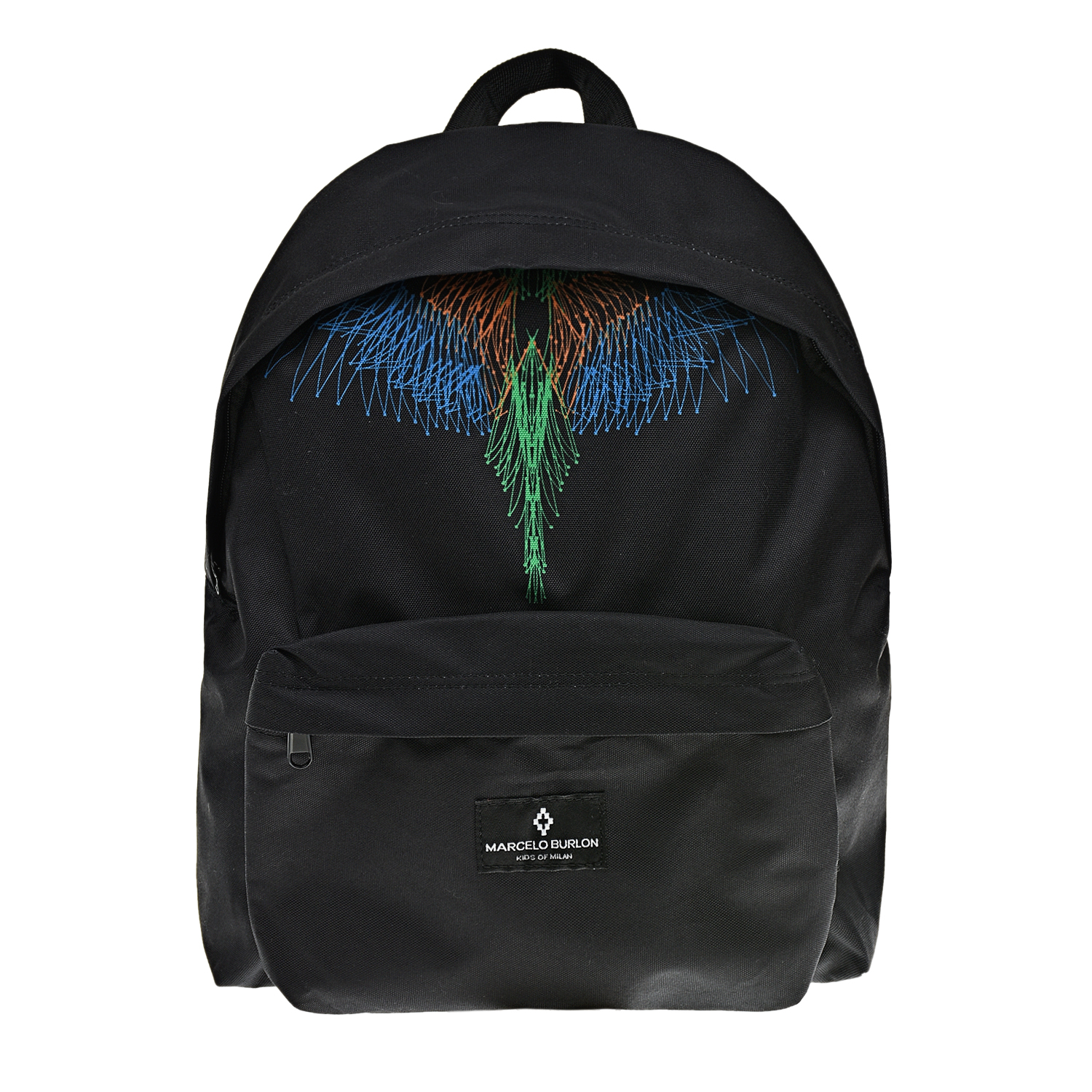 Черный рюкзак с принтом "Крылья" 30х15х40 см. Marcelo Burlon детский, размер unica