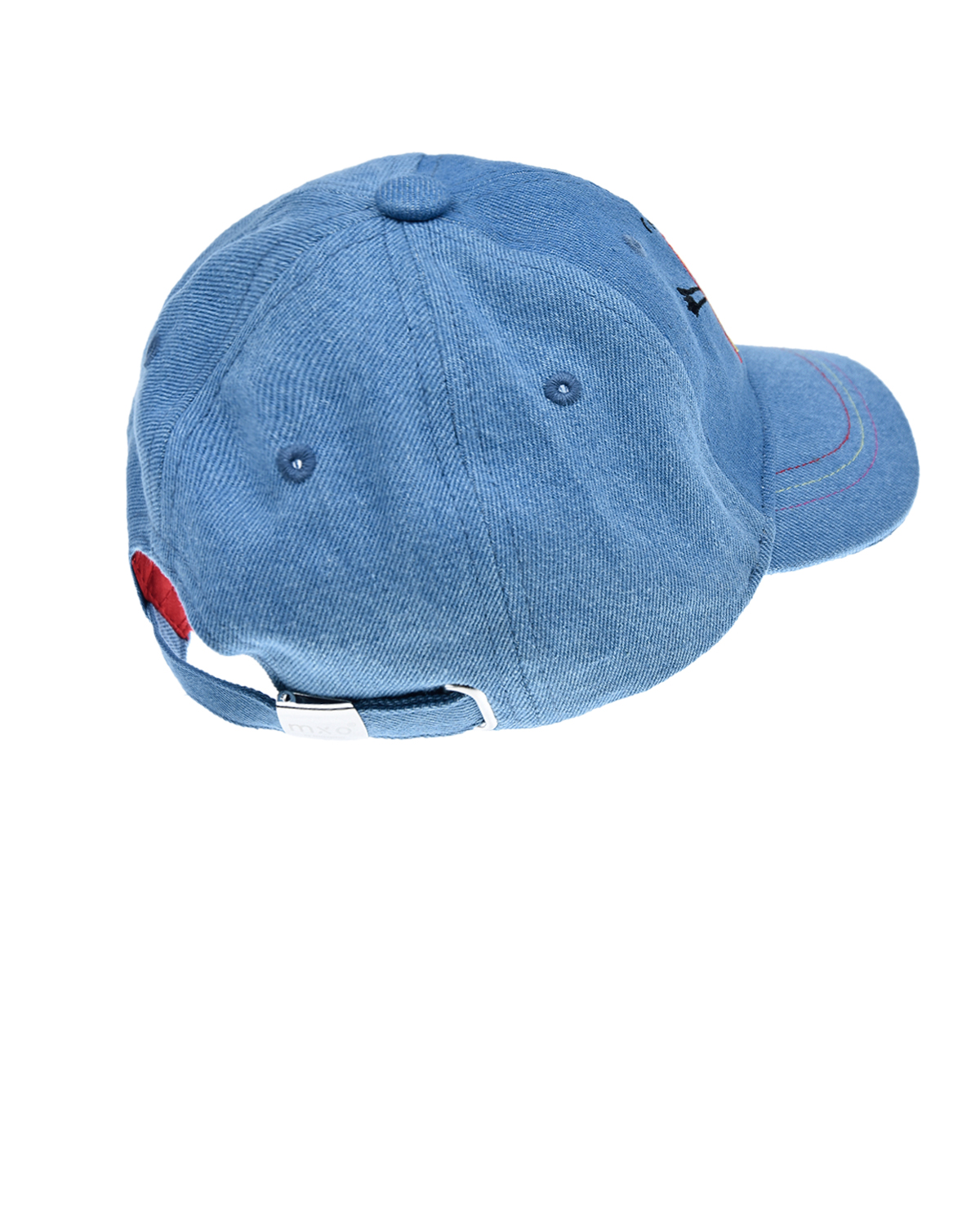 Джинсовая кепка с вышивкой "Радуга" MaxiMo детская, размер 47, цвет голубой - фото 2