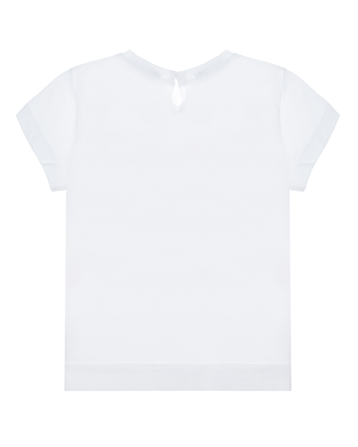 Белая футболка с принтом Поночка Monnalisa детская, размер 92, цвет белый - фото 2