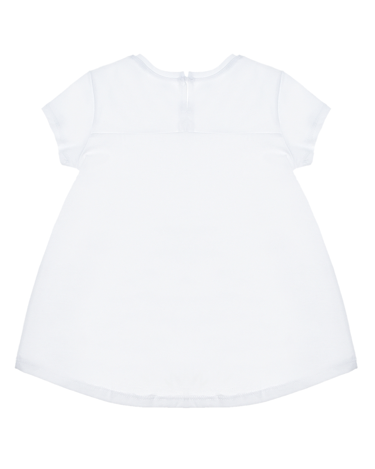 Белая футболка с принтом "полевые цветы" Monnalisa детская, размер 92 - фото 2