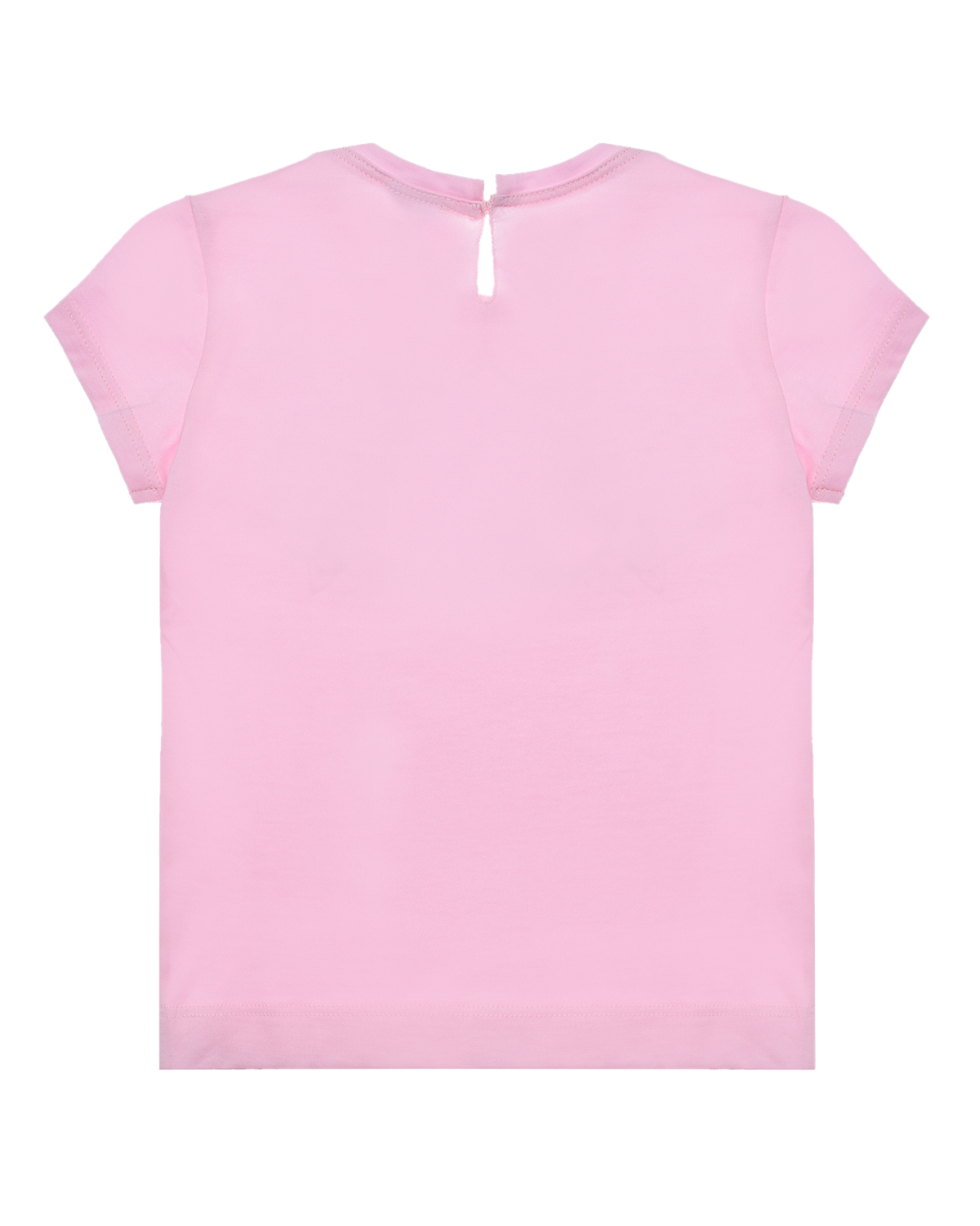 Розовая футболка с принтом "ромашка" Monnalisa детская, размер 92, цвет розовый - фото 2