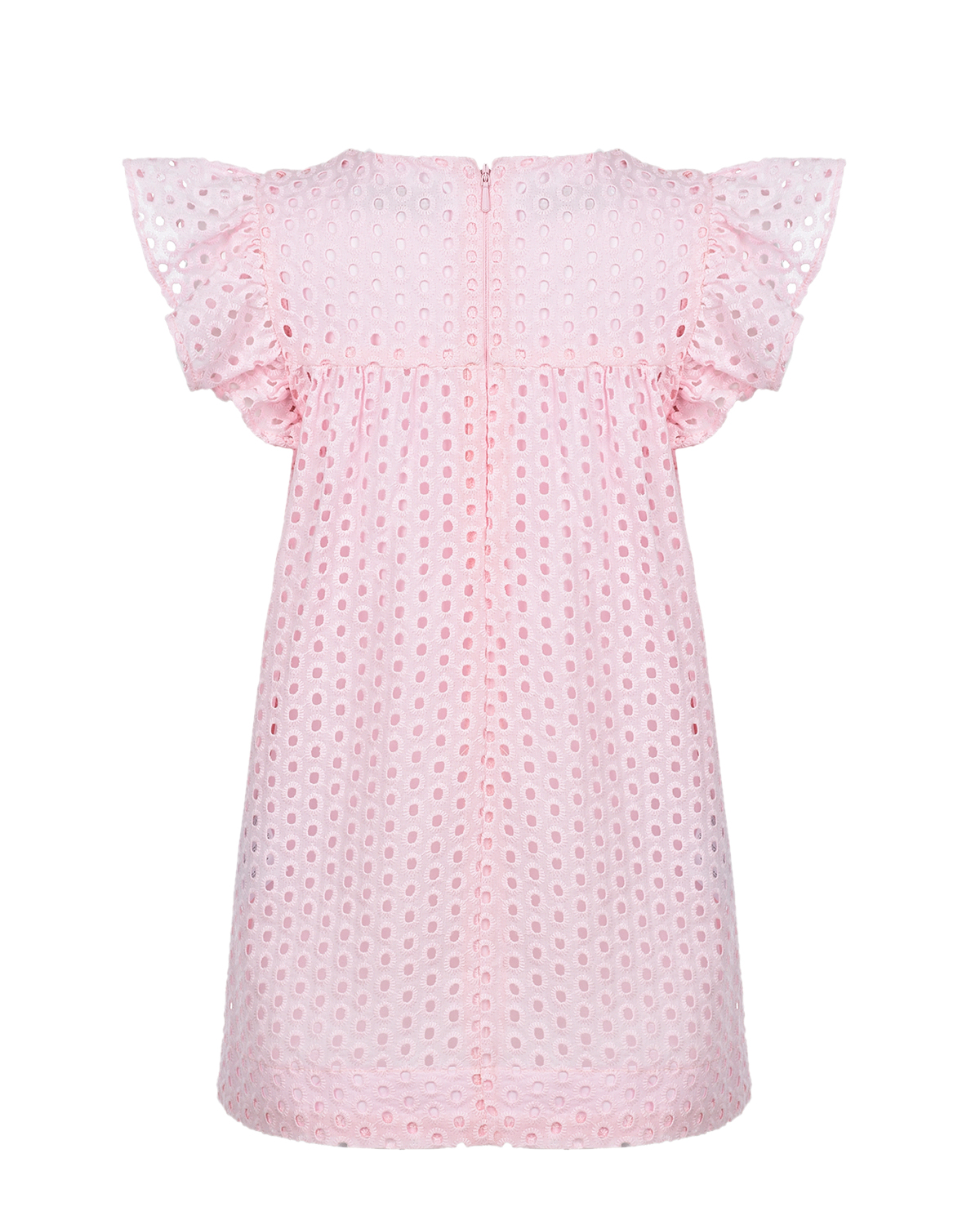 Розовое платье с рукавами-крылышками Monnalisa детское, размер 104, цвет розовый - фото 2