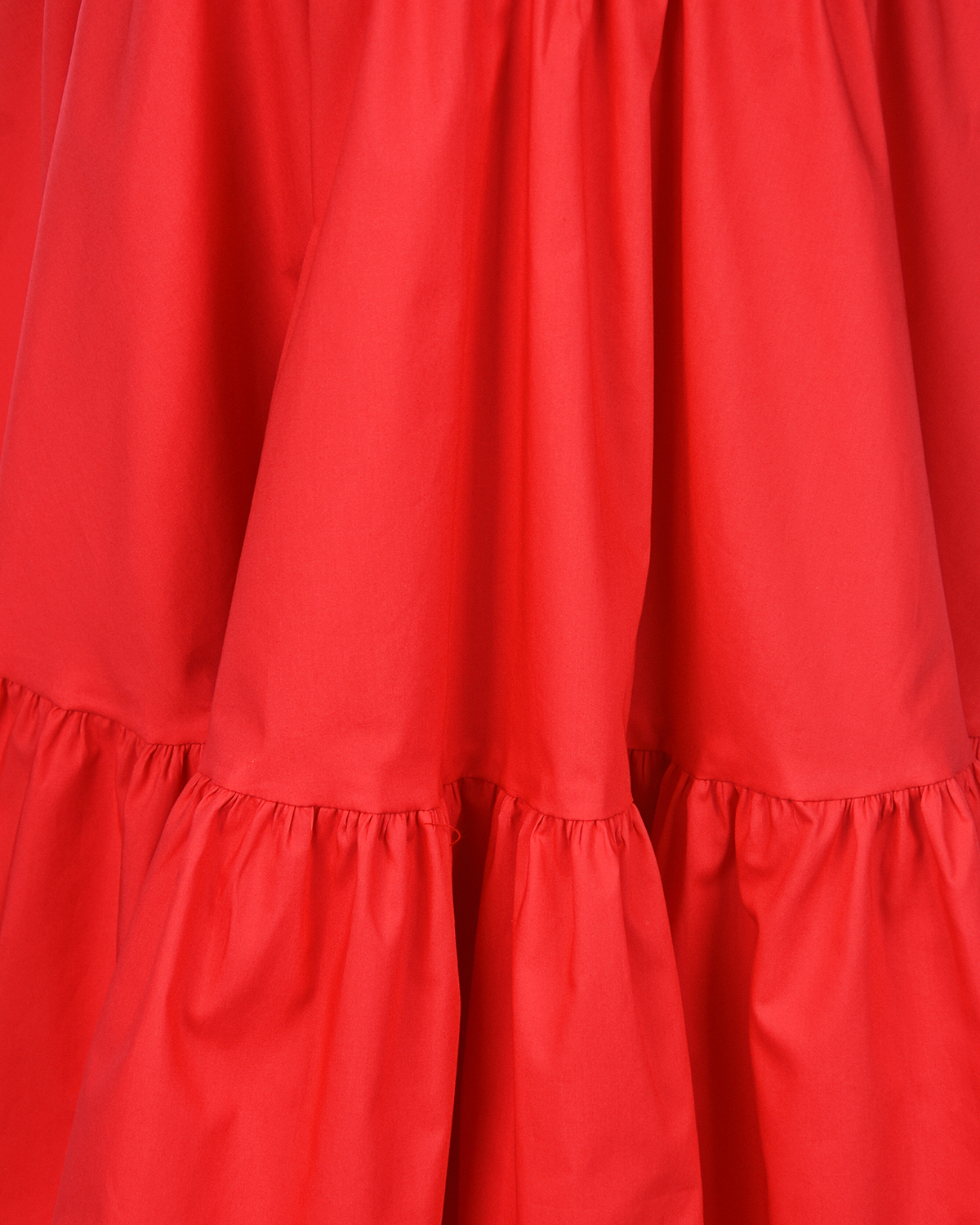 Красное платье с логотипом из страз Monnalisa детское, размер 104, цвет красный - фото 4