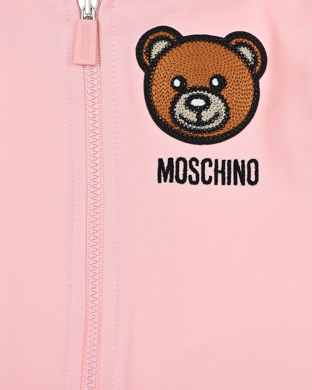 Розовый спортивный костюм Moschino детский, размер 74 - фото 6