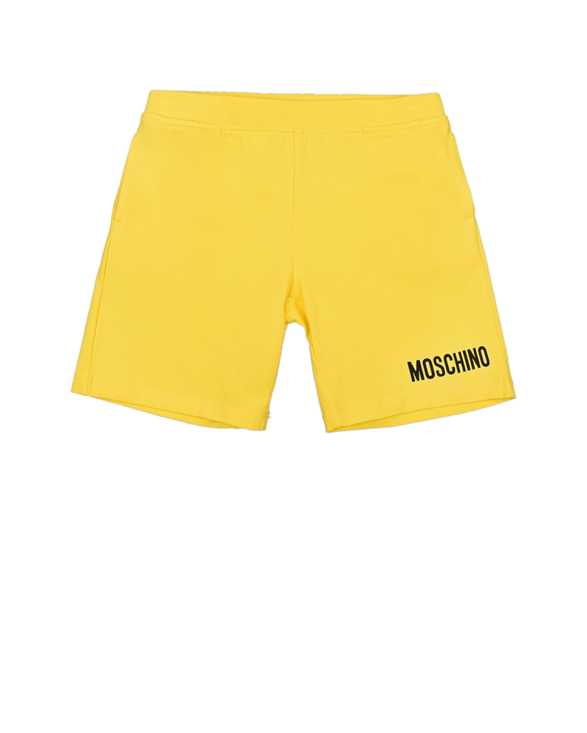Желтые шорты с логотипом Moschino детские, размер 80, цвет желтый - фото 1