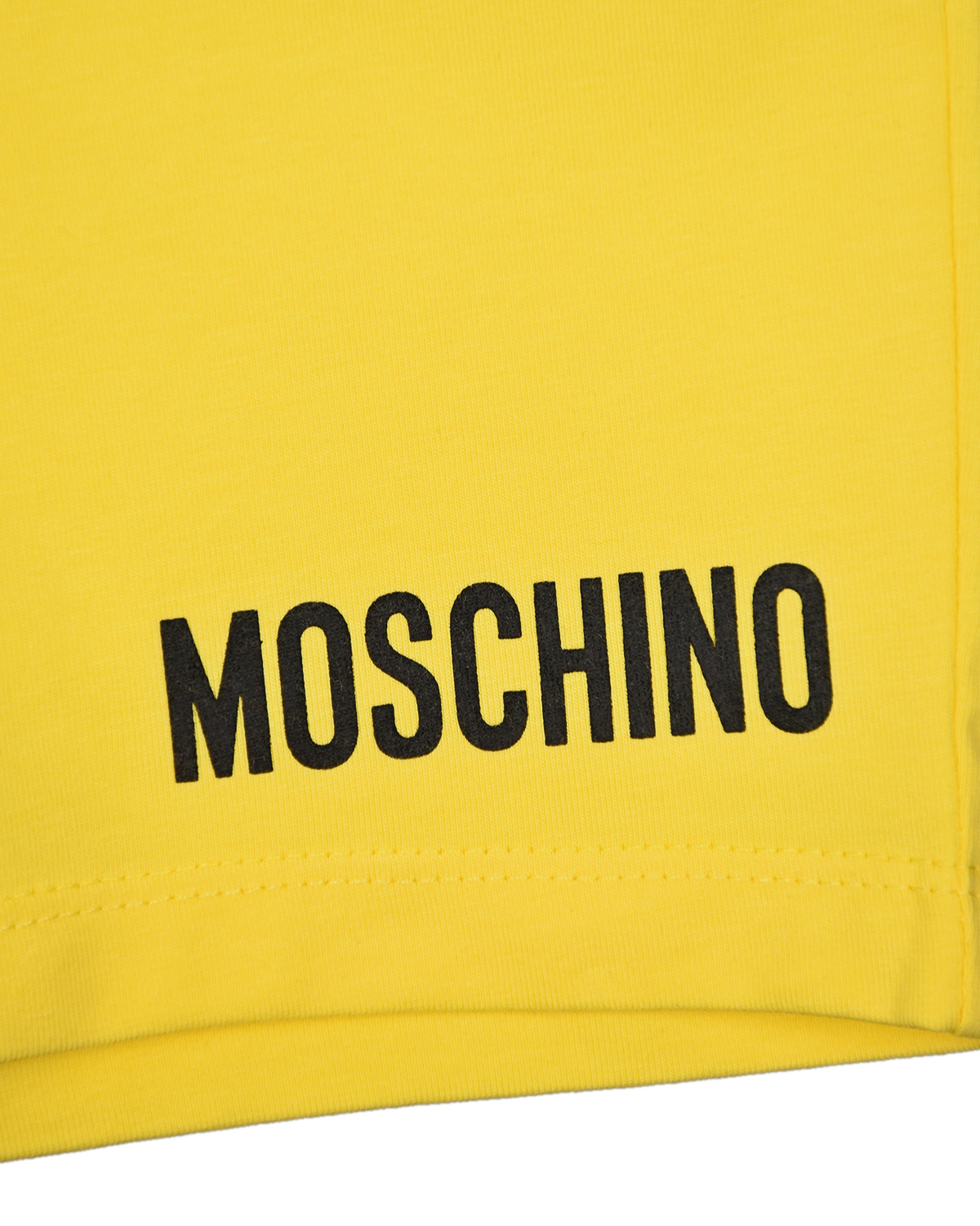 Желтые шорты с логотипом Moschino детские, размер 80, цвет желтый - фото 3