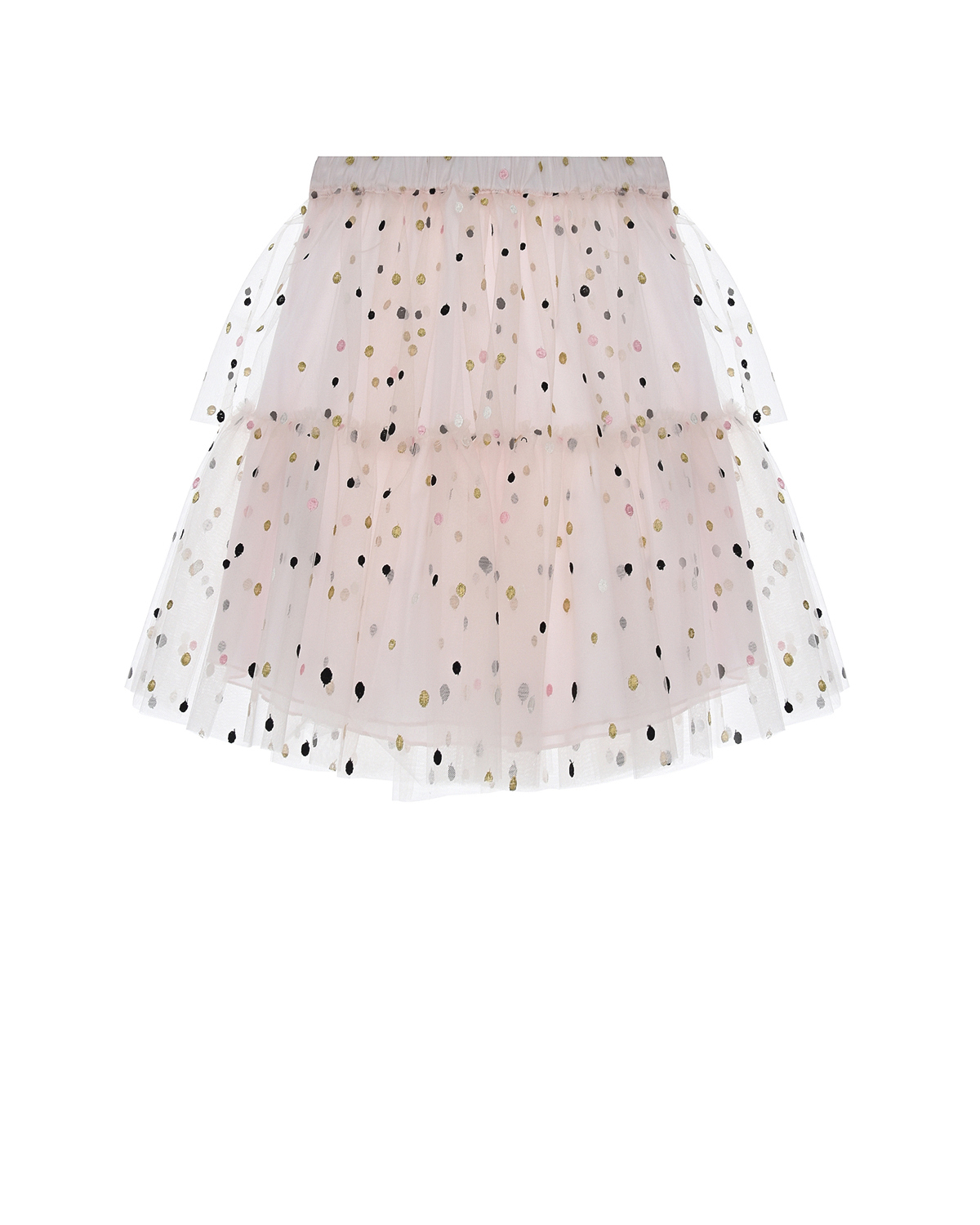 Кремовая юбка в горошек Philosophy детская, размер 152, цвет кремовый - фото 2