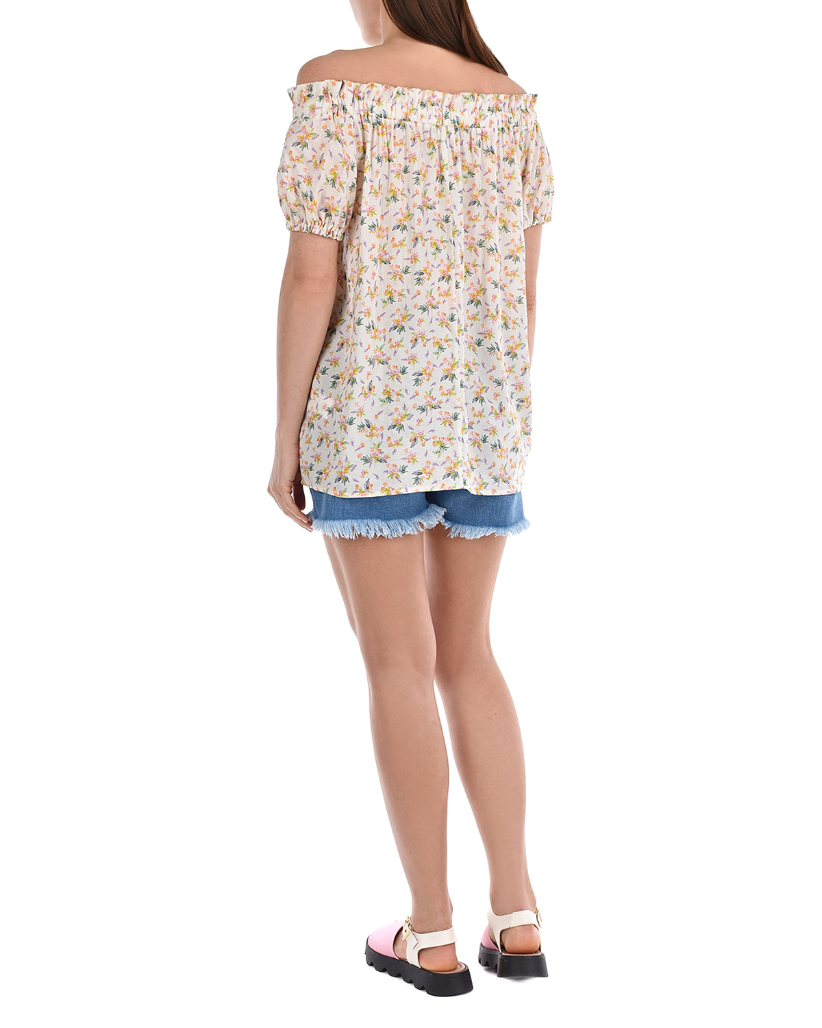 Блуза для беременных с цветочным принтом Pietro Brunelli, размер 42 - фото 3