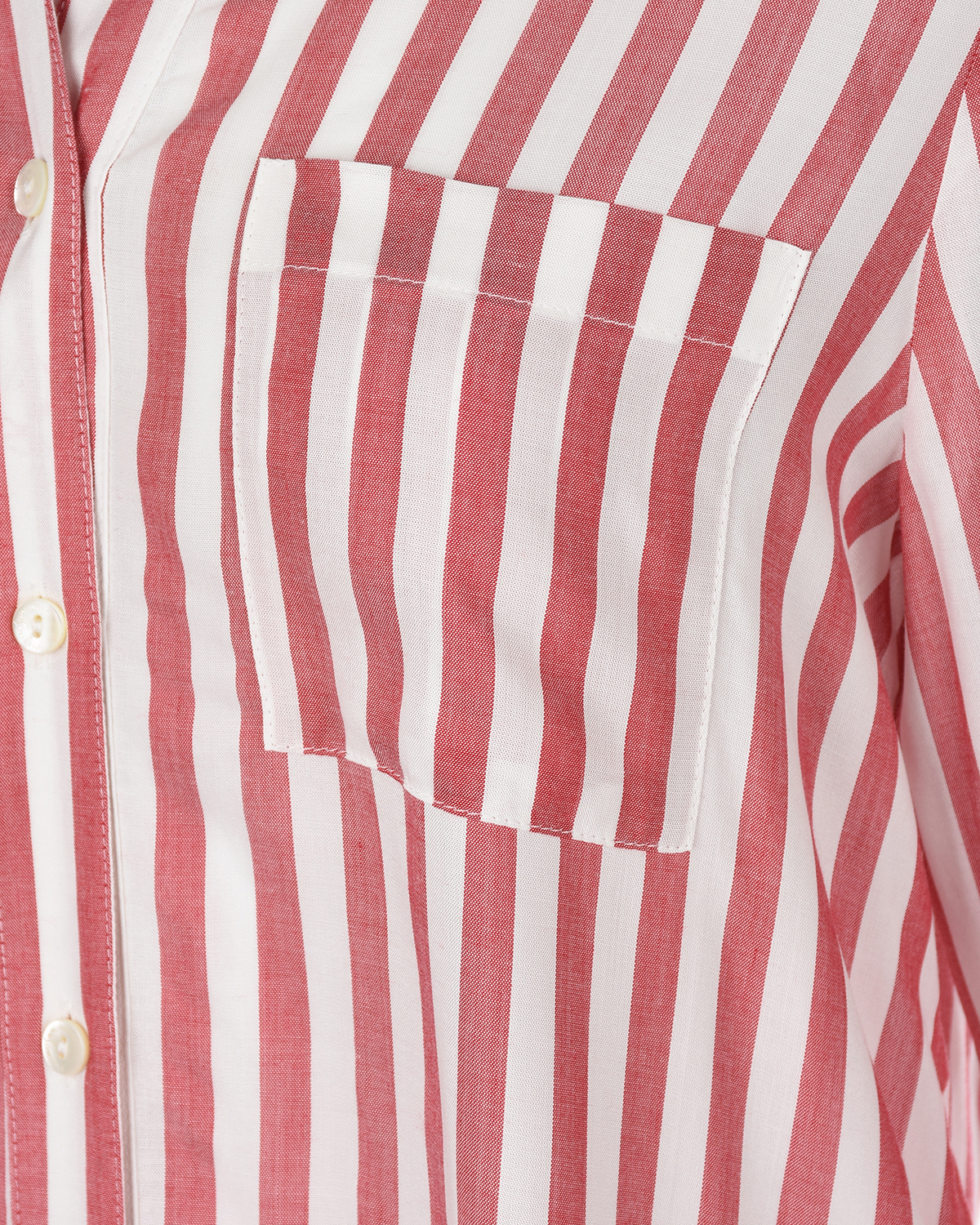 Рубашка для беременных Daniela в бело-красную полоску Pietro Brunelli, размер 38, цвет красный - фото 7