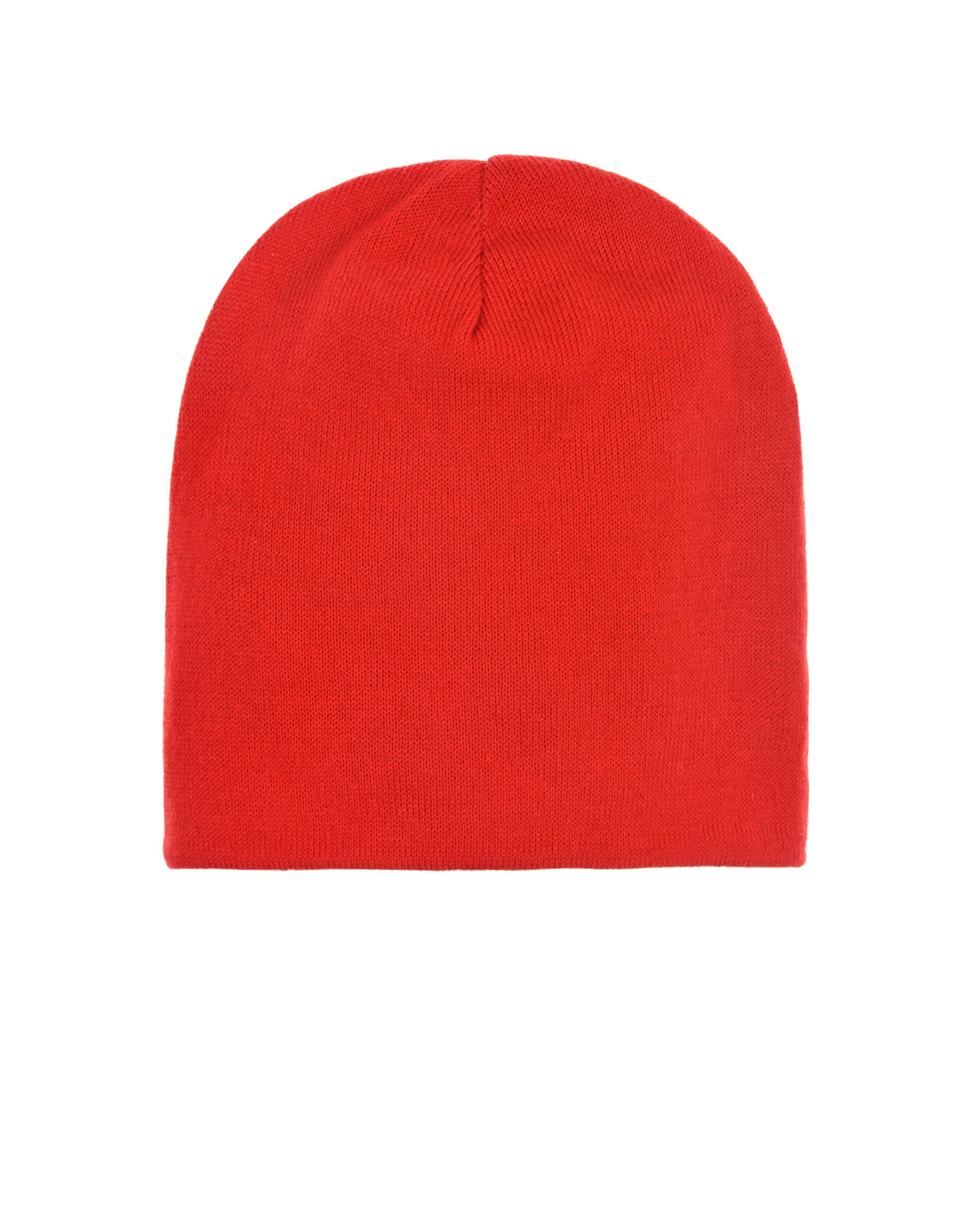 Однотонная красная шапка Regina детская, размер 53, цвет красный - фото 1