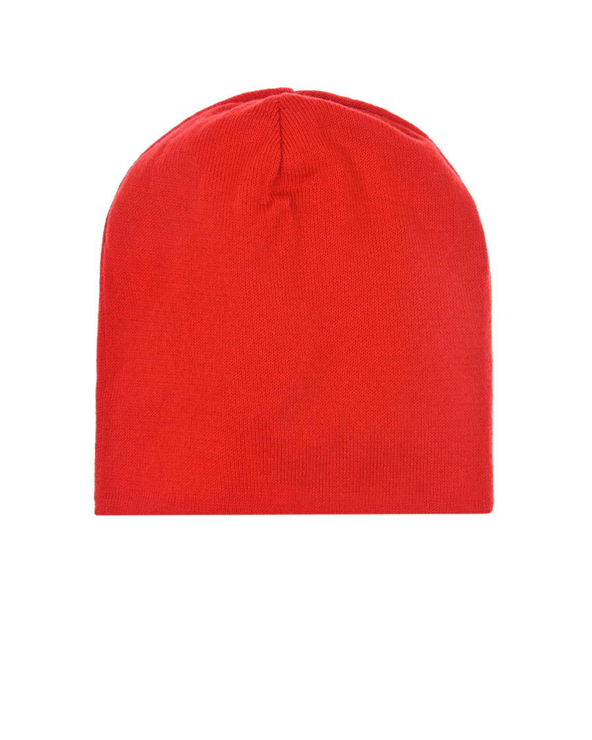 Однотонная красная шапка Regina детская, размер 53, цвет красный - фото 2