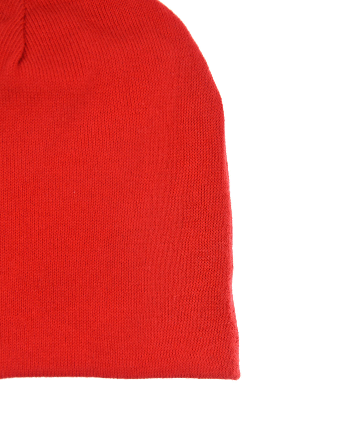 Однотонная красная шапка Regina детская, размер 53, цвет красный - фото 3