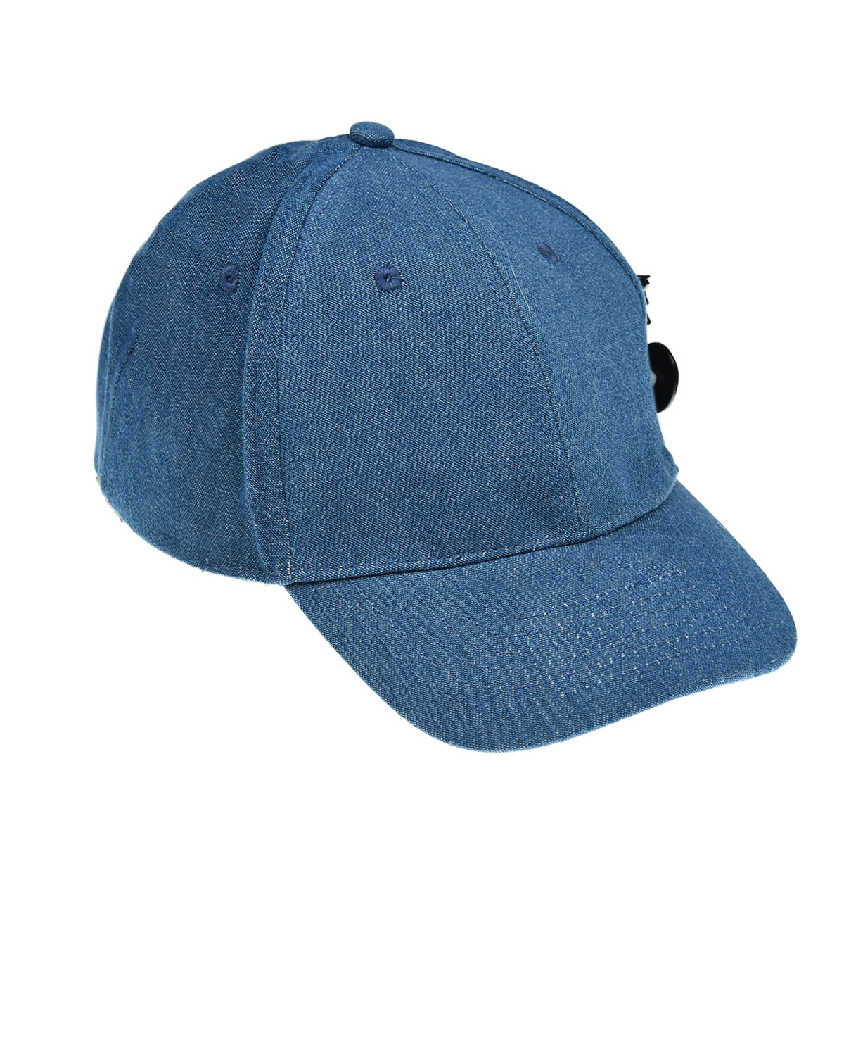 Синяя джинсовая кепка с аппликациями Regina детская, размер 56, цвет синий