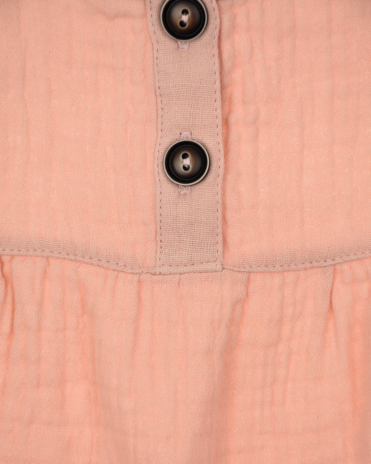 Пудровая футболка из хлопка Sanetta Pure детская, размер 74, цвет розовый - фото 3