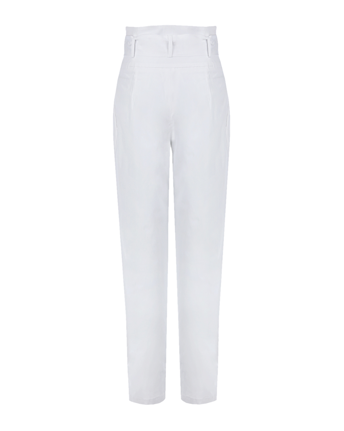 Белые брюки с поясом Sara Roka, размер 40, цвет белый - фото 2