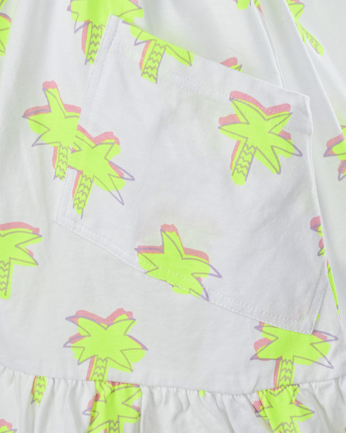 Сарафан с накладными карманами Stella McCartney детский, размер 104, цвет мультиколор - фото 3