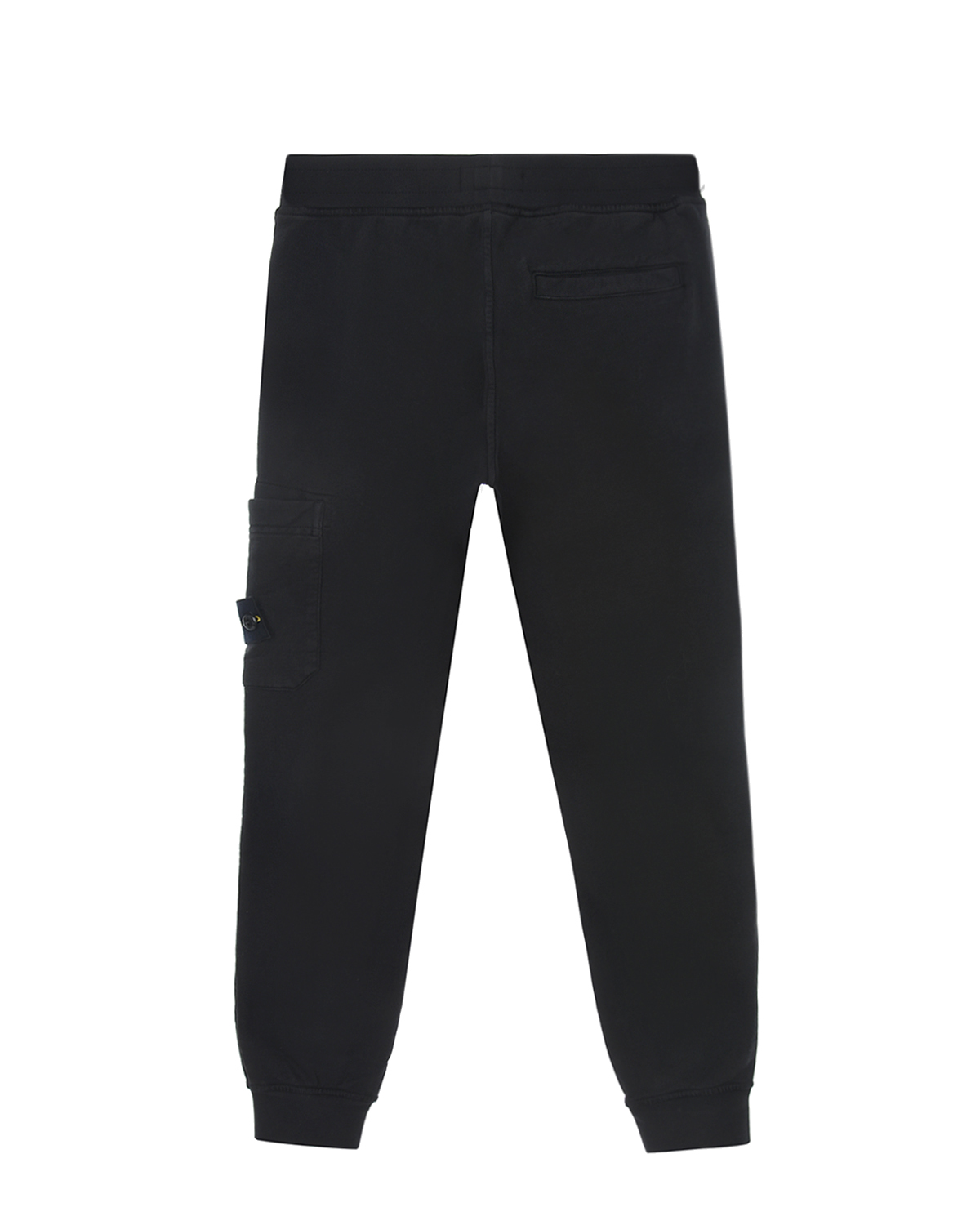 Черные спортивные брюки с карманом-карго Stone Island детские, размер 110, цвет черный - фото 2