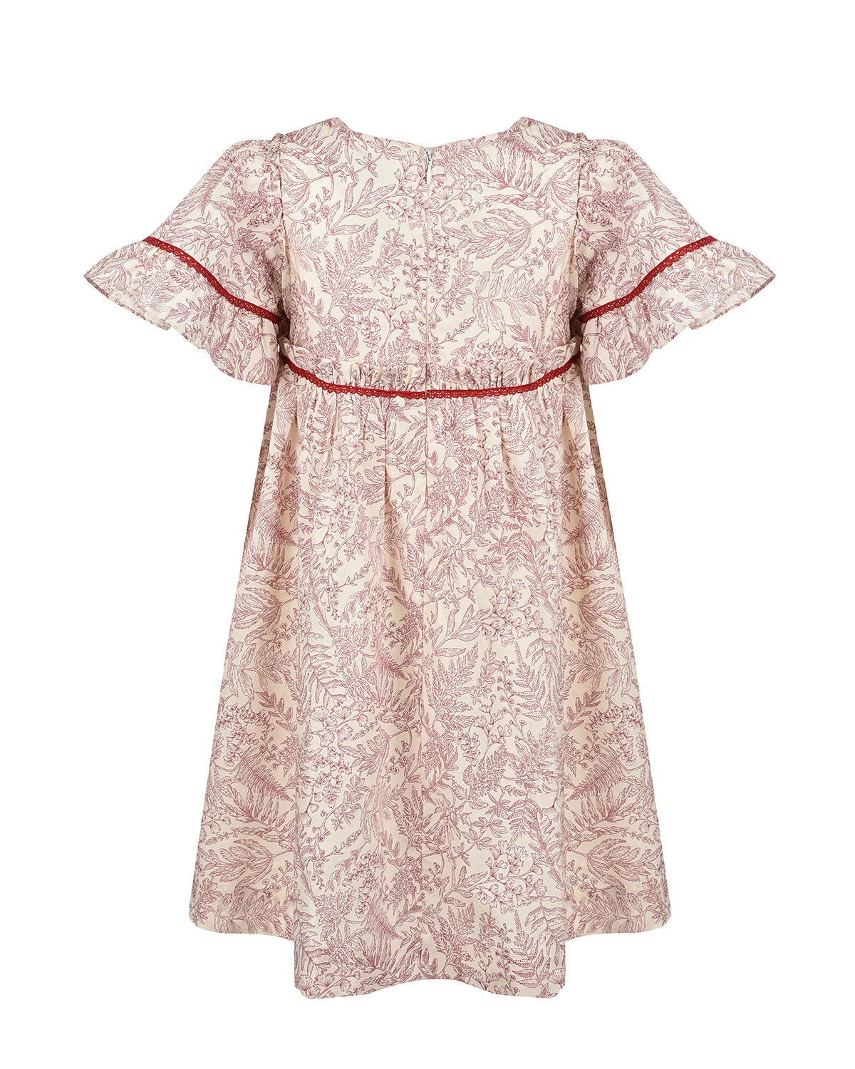 Платье с ажурной тесьмой Tartine et Chocolat детское, размер 110, цвет мультиколор - фото 2