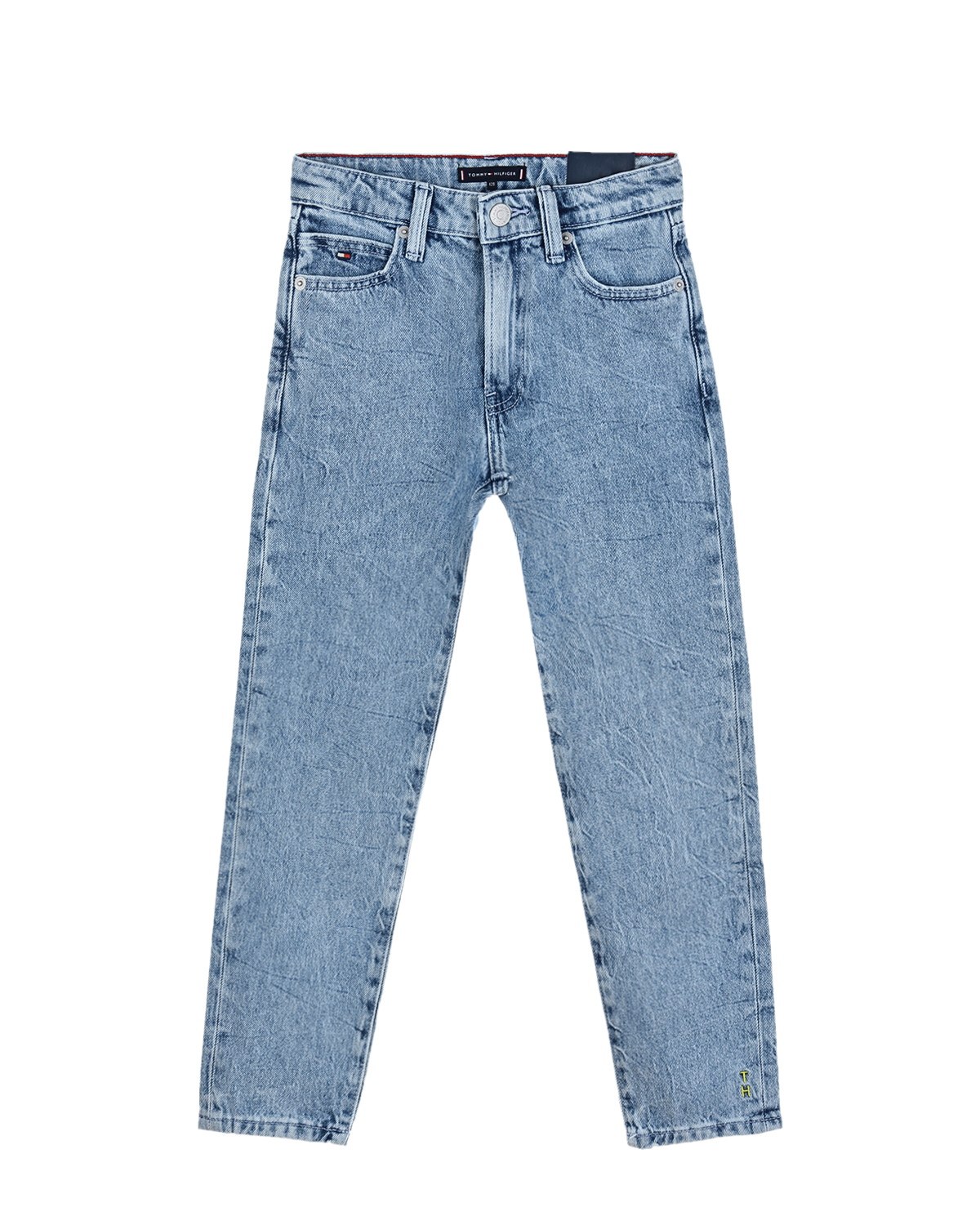 Голубые джинсы Tommy Hilfiger детские, размер 128, цвет голубой